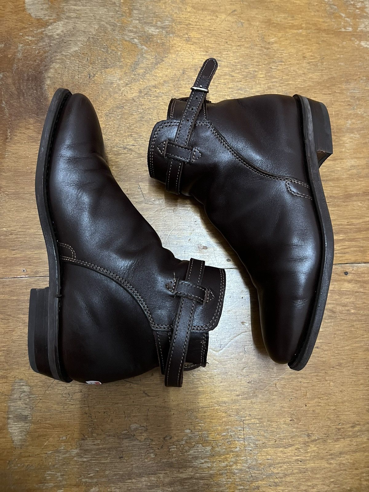 R.M. Williams R.M.WILLIAM leather Boots Rare Design(size 7D) Size US 7 / IT 37 - 3 Thumbnail