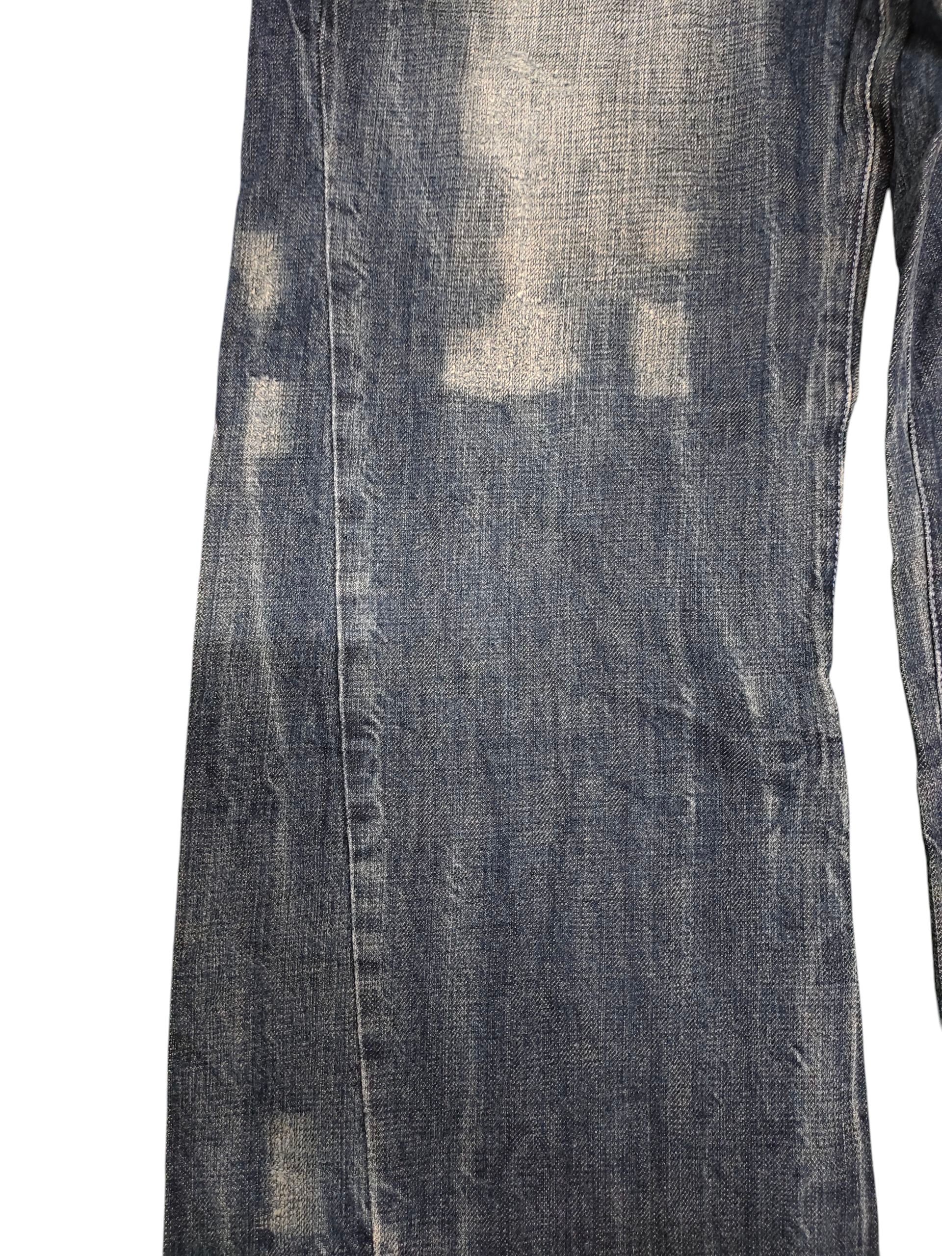 Hysteric Glamour Flare Loose Jeans Wild Rush Clawmark Distress Bootcut Y2k Size US 34 / EU 50 - 5 Thumbnail