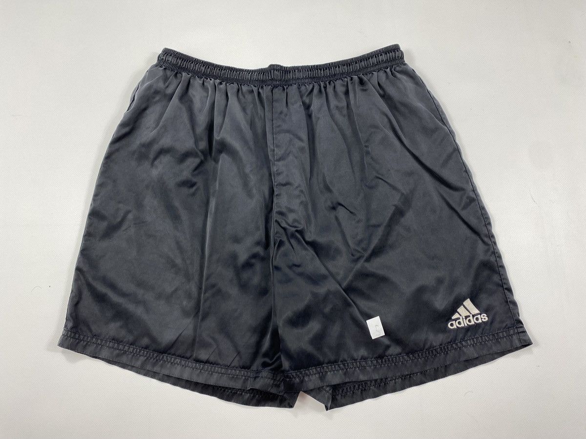 Adidas 🔥LASTDROP🔥 #5 Vintage Adidas Graphite Black Nylon Shorts Size US 34 / EU 50 - 3 Thumbnail