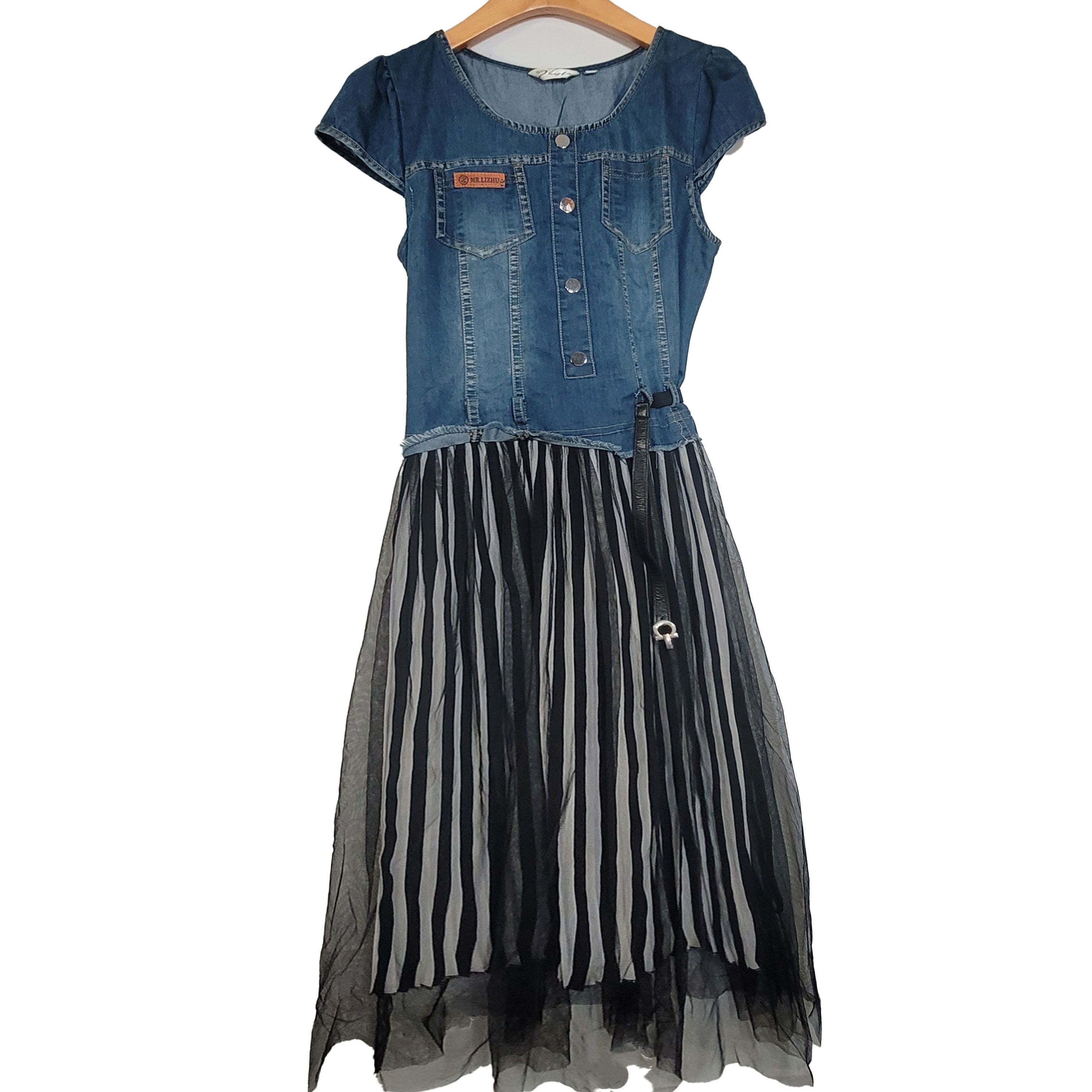 Other Women's Size XXS Short Sleeve Long Dress SCK252 Size XXS / US 00 / IT 34 - 1 Thumbnail