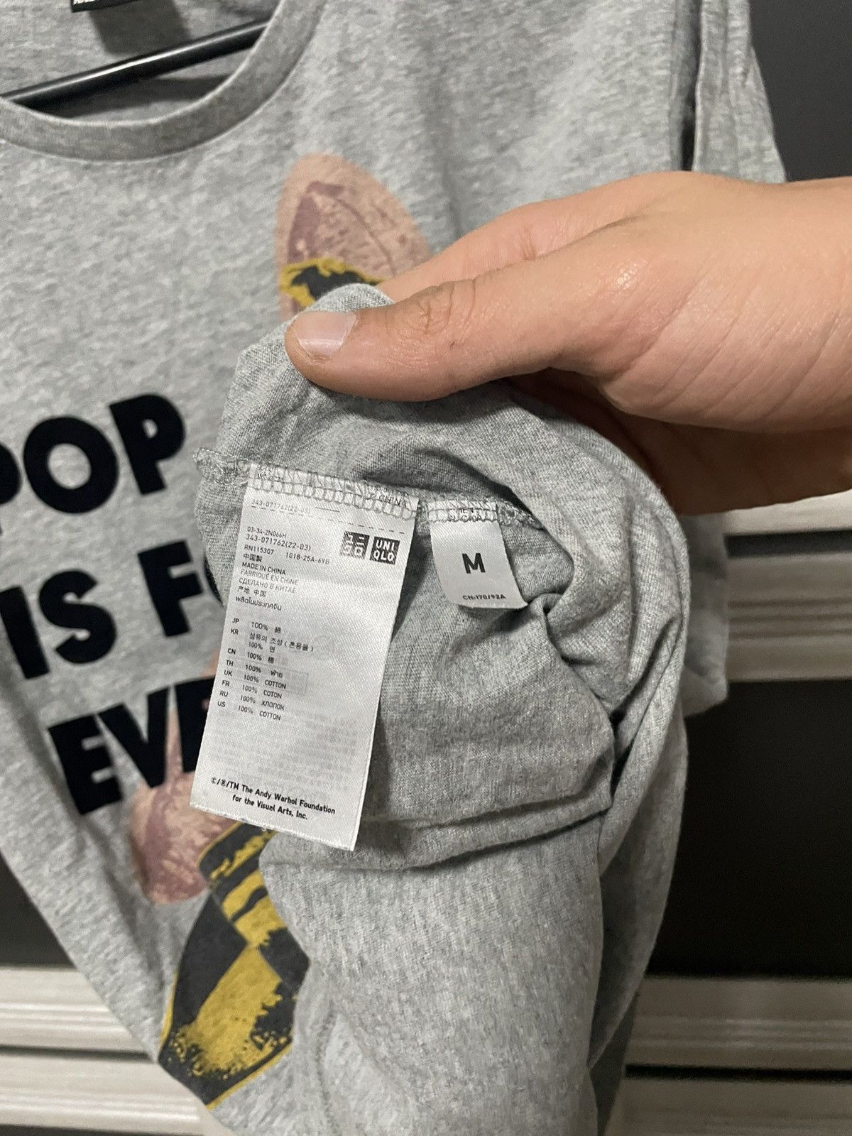 Andy Warhol × Uniqlo Andy Warhol Pop Art Is For Everyone Uniqlo T Shirt Fruit Tee Size US M / EU 48-50 / 2 - 10 Thumbnail