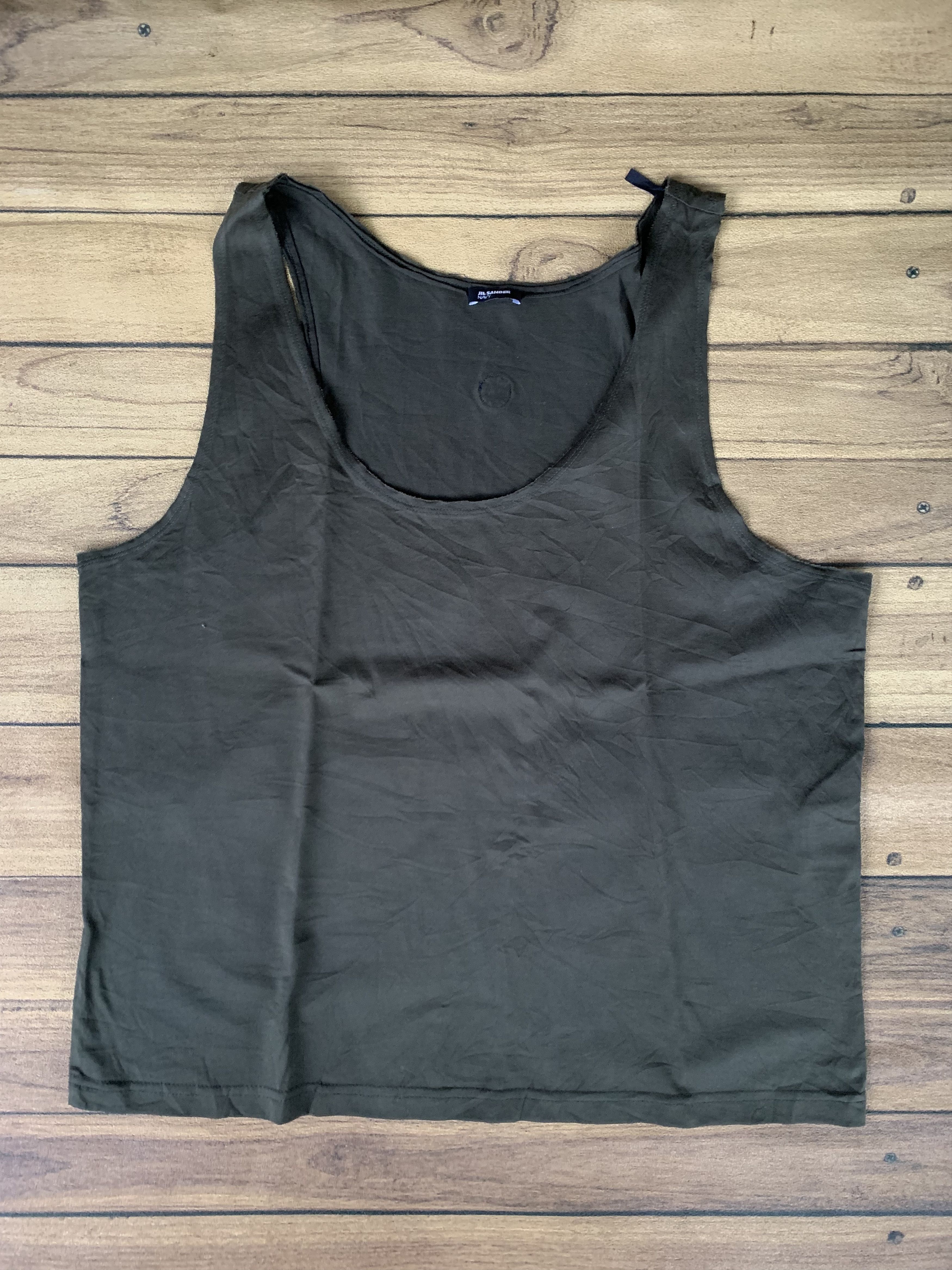 Jil Sander Jil sander navy freen colour with back patch Size L / US 10 / IT 46 - 1 Thumbnail