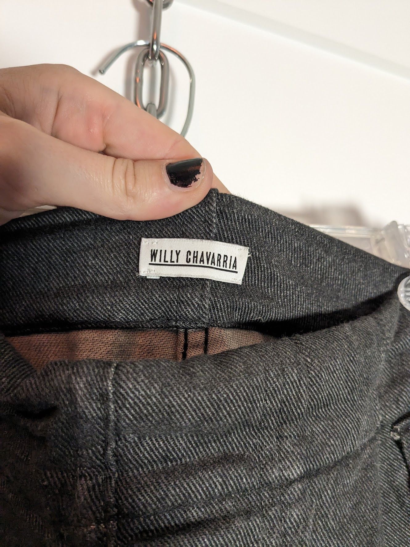 Willy Chavarria Willy Chavarria Cropped Denim Size US 43 - 3 Thumbnail