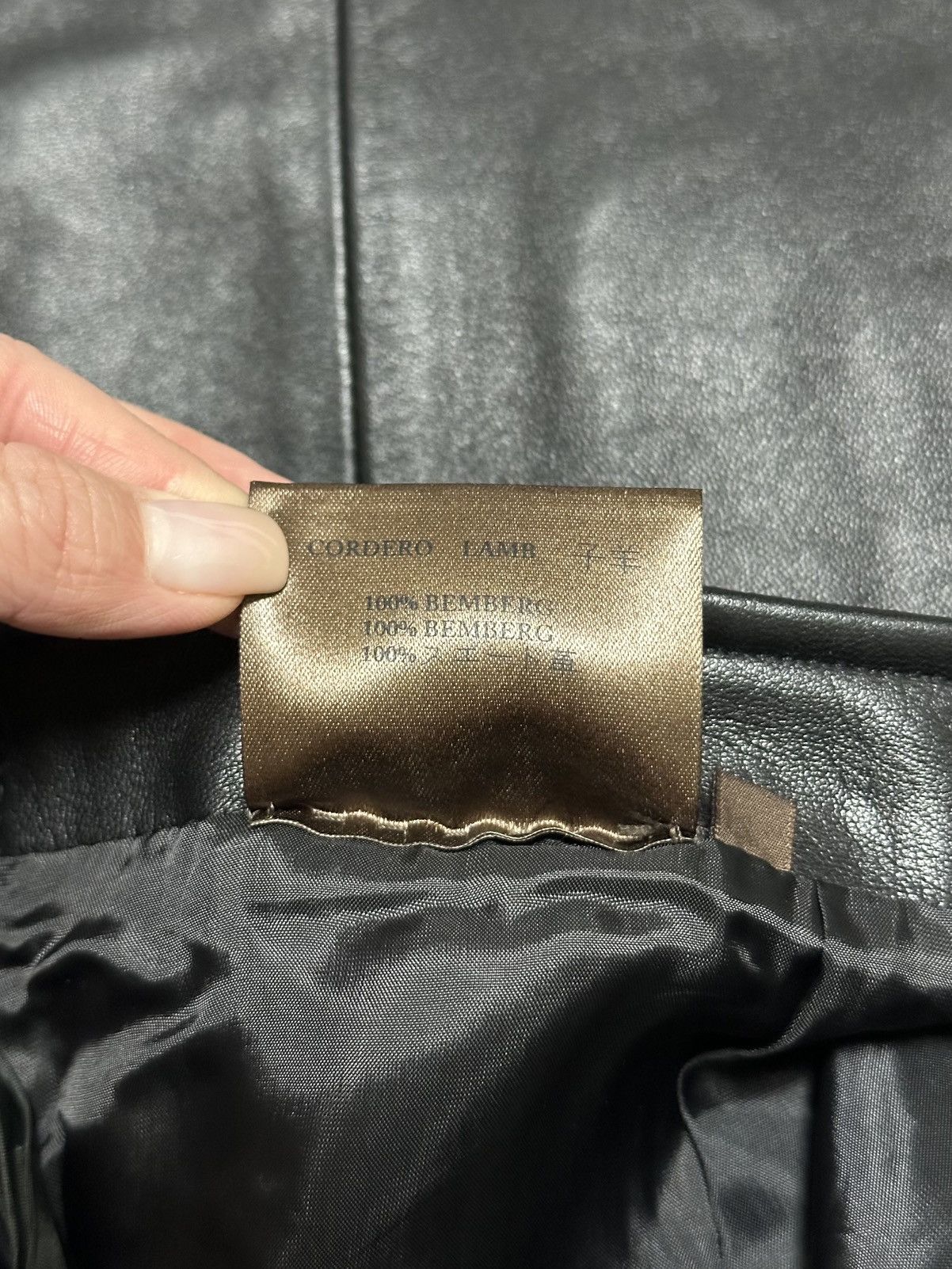 Loewe LOEWE Vintage Lamb Leather Straight Leg Pants Size 26" / US 2 / IT 38 - 10 Thumbnail