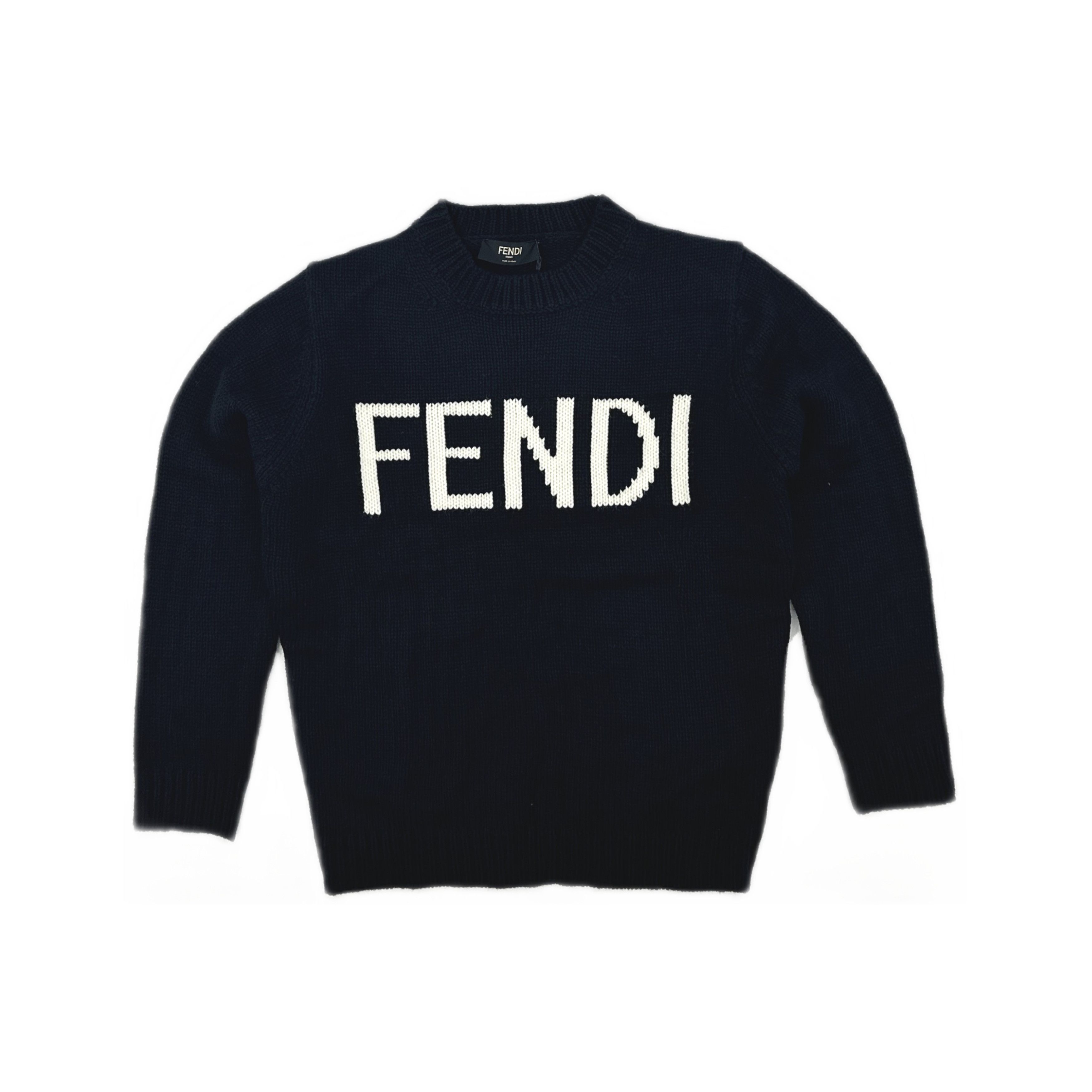 Fendi Fendi Logo Wool Sweater Size S Size US S / EU 44-46 / 1 - 1 Thumbnail