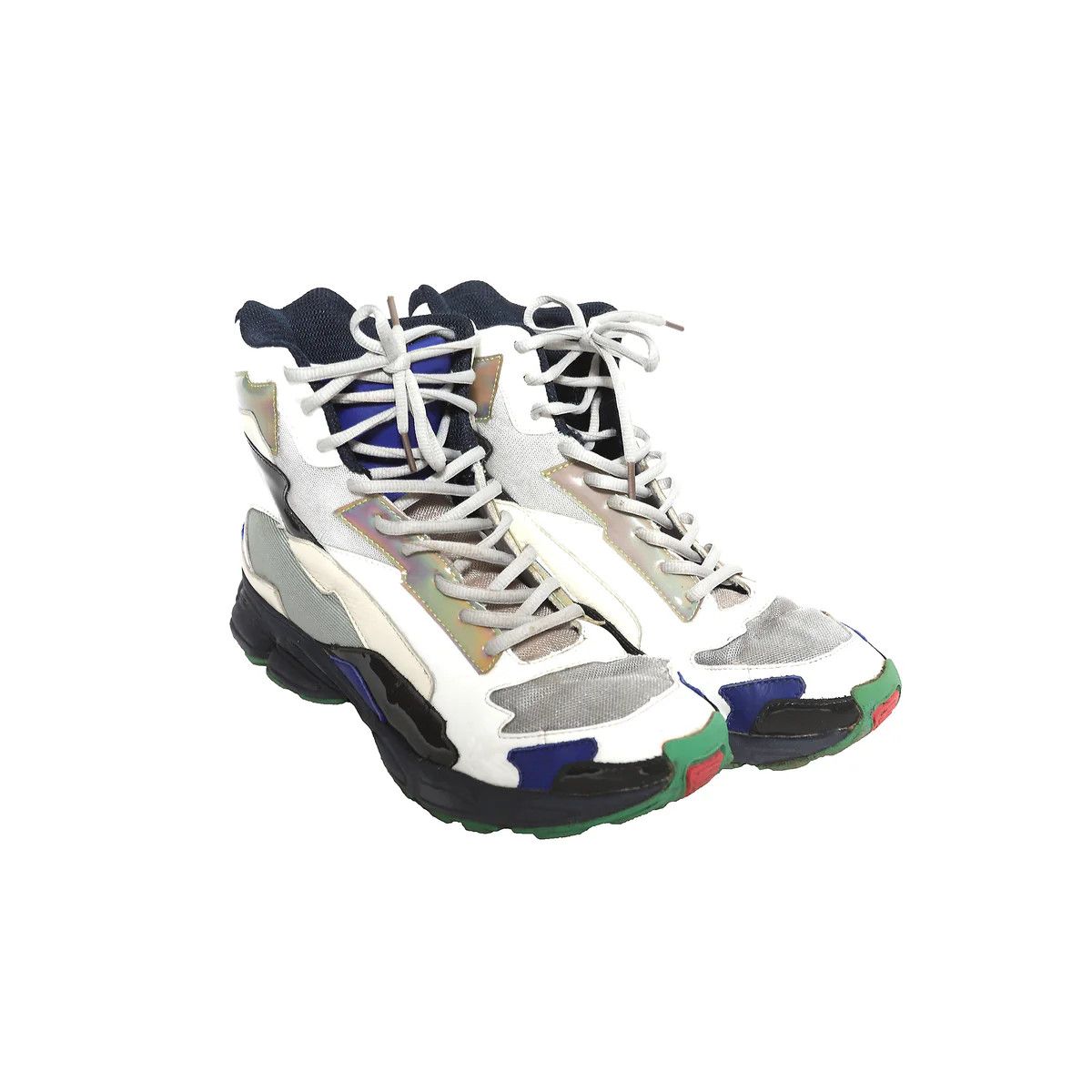 Raf Simons Raf Simons SS13 Holo Hightop Sneakers Size US 10 / EU 43 - 1 Thumbnail