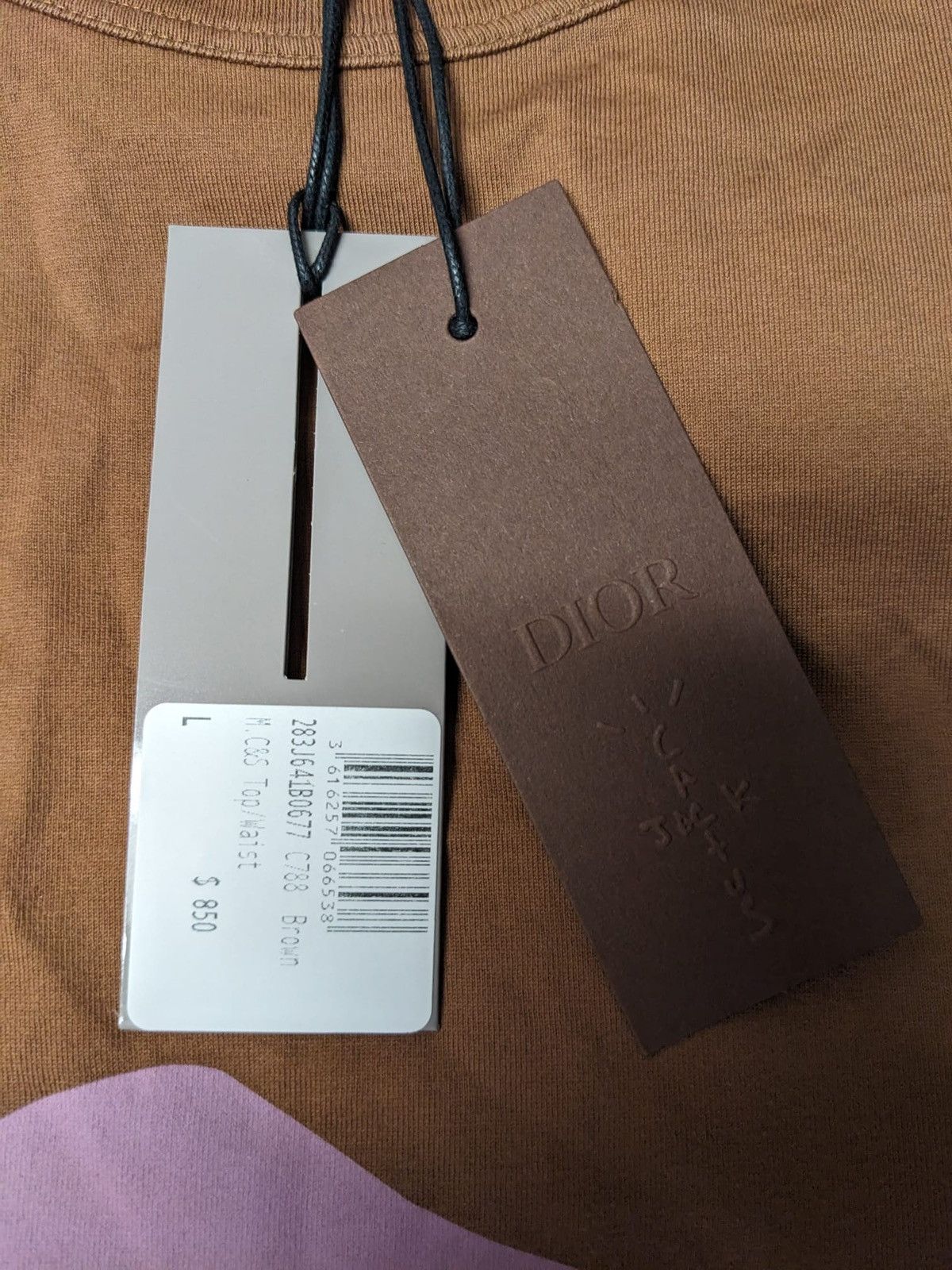 Dior CHRISTIAN DIOR X CACTUS JACK OVERSIZED T-SHIRT L BROWN Size US L / EU 52-54 / 3 - 8 Thumbnail