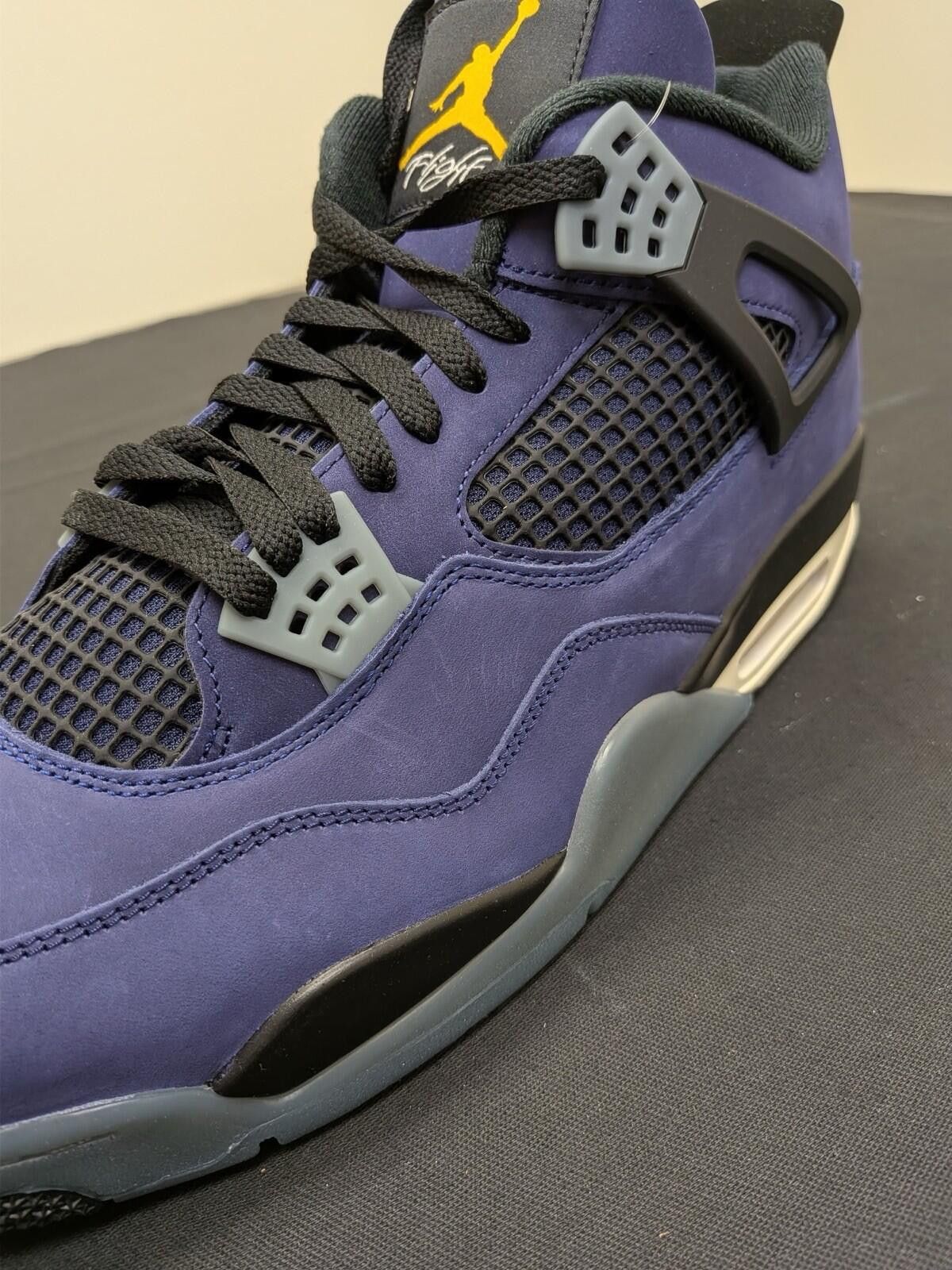 Jordan Brand Nike Air Jordan 4 Lakers Imperial Purple Violet FV5029-500 Size US 15 / EU 48 - 4 Thumbnail