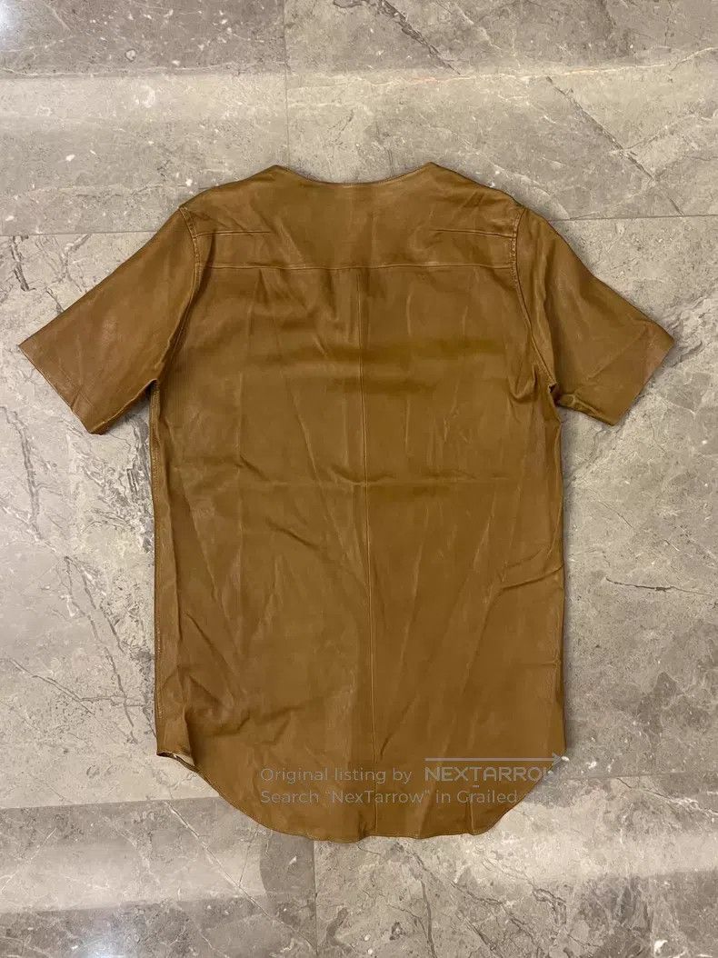 Dior Dior Lamb Leather Brown Caramel Short Sleeve Leather Short Size XS / US 0-2 / IT 36-38 - 2 Thumbnail