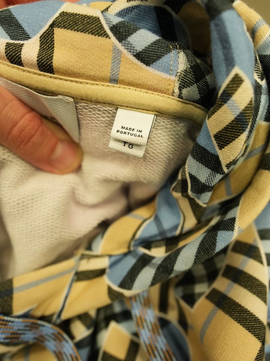 Burberry Burberry Vintage Check Logo Hoodie Size US XL / EU 56 / 4 - 10 Thumbnail