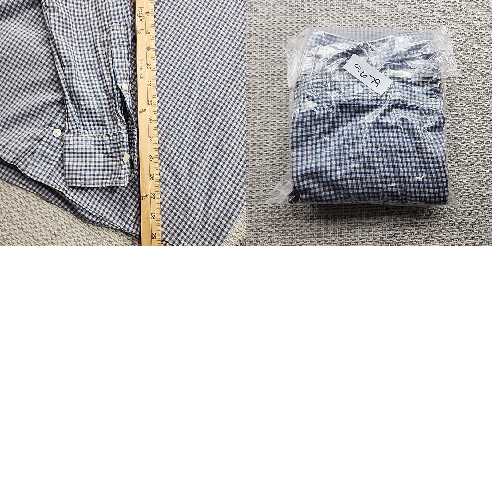 Eton ETON Dress Shirt Mens 16-41 Large Long Sleeve Button Up Plaid Business Casual Shirt Size US L / EU 52-54 / 3 - 9 Thumbnail
