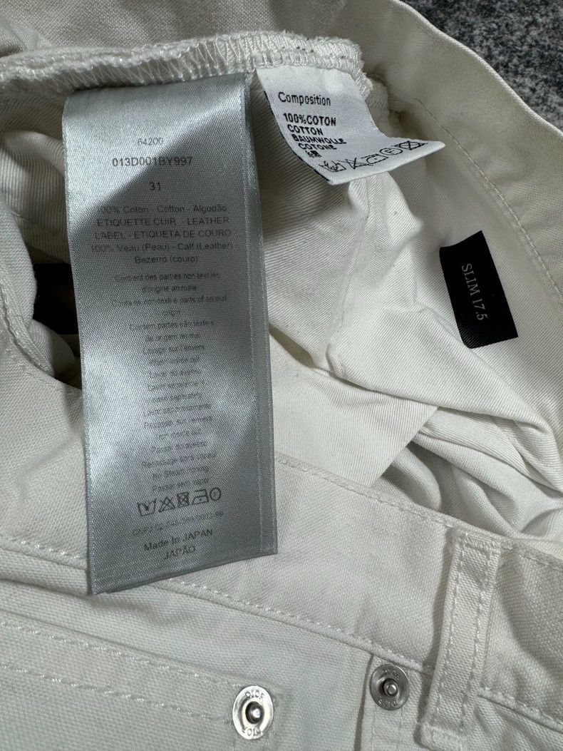 Dior Dior White ink-splashed jeans 2501-Nextarrow Size US 31 - 5 Thumbnail