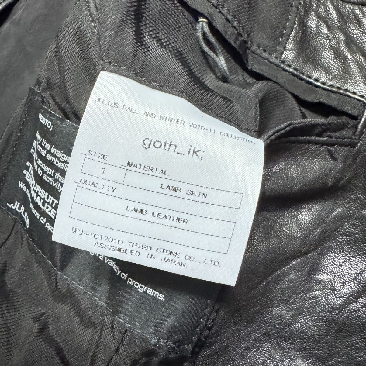 Julius FW2010 Julius Goth_ik; Leather Vest Hi-neck Size US S / EU 44-46 / 1 - 16 Thumbnail