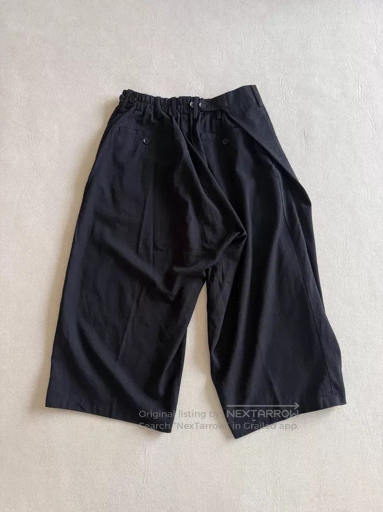 Yohji Yamamoto Yohji Yamamoto size 2 Wool wrap-around laminated wide-leg p Size US 28 / EU 44 - 3 Thumbnail