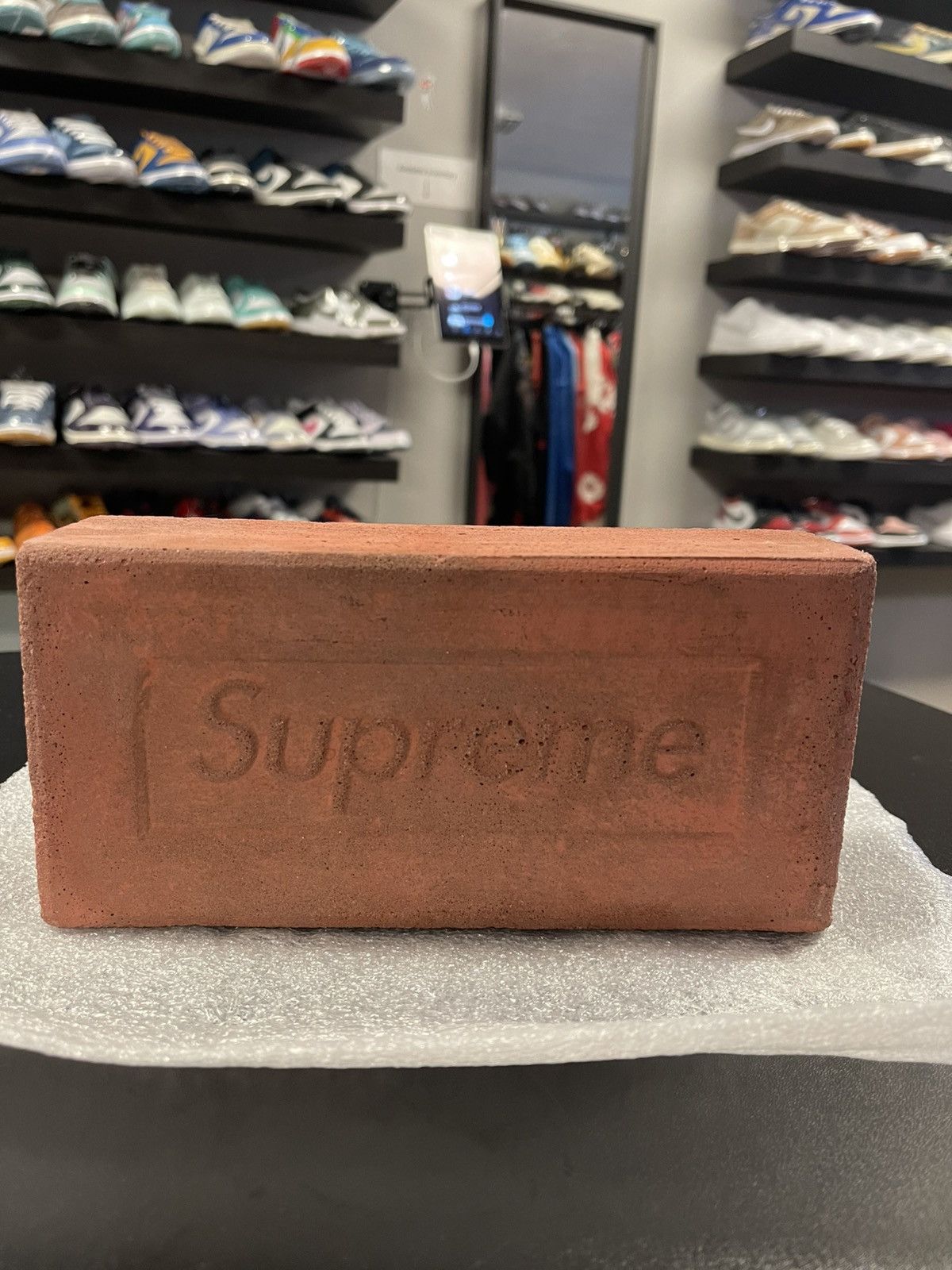 Supreme Supreme Clay Brick Red Brand New “DISPLAYED” | Grailed
