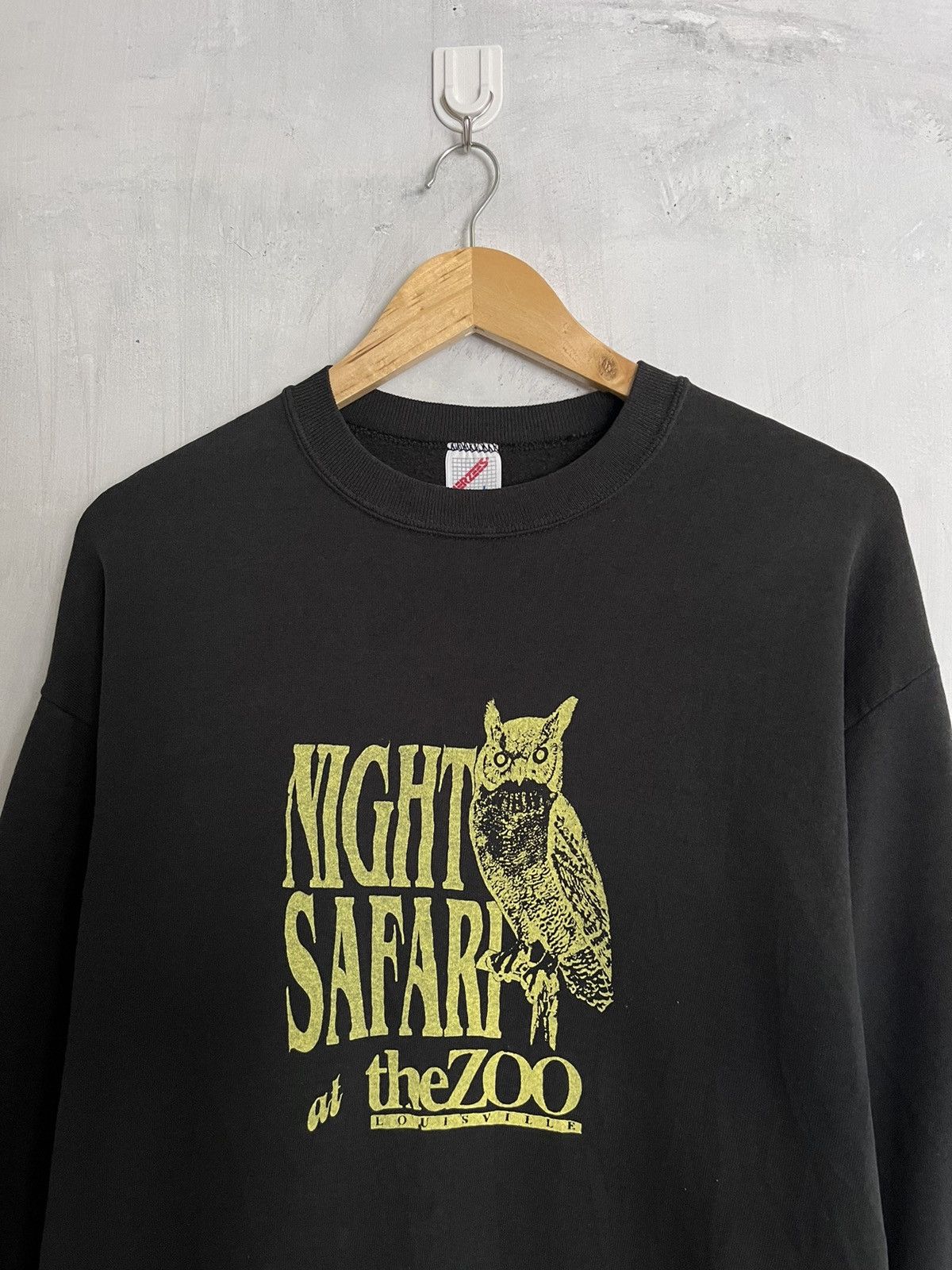 Jerzees Vtg 80s Jerzees Night Safari sweatshirt Size US L / EU 52-54 / 3 - 2 Thumbnail