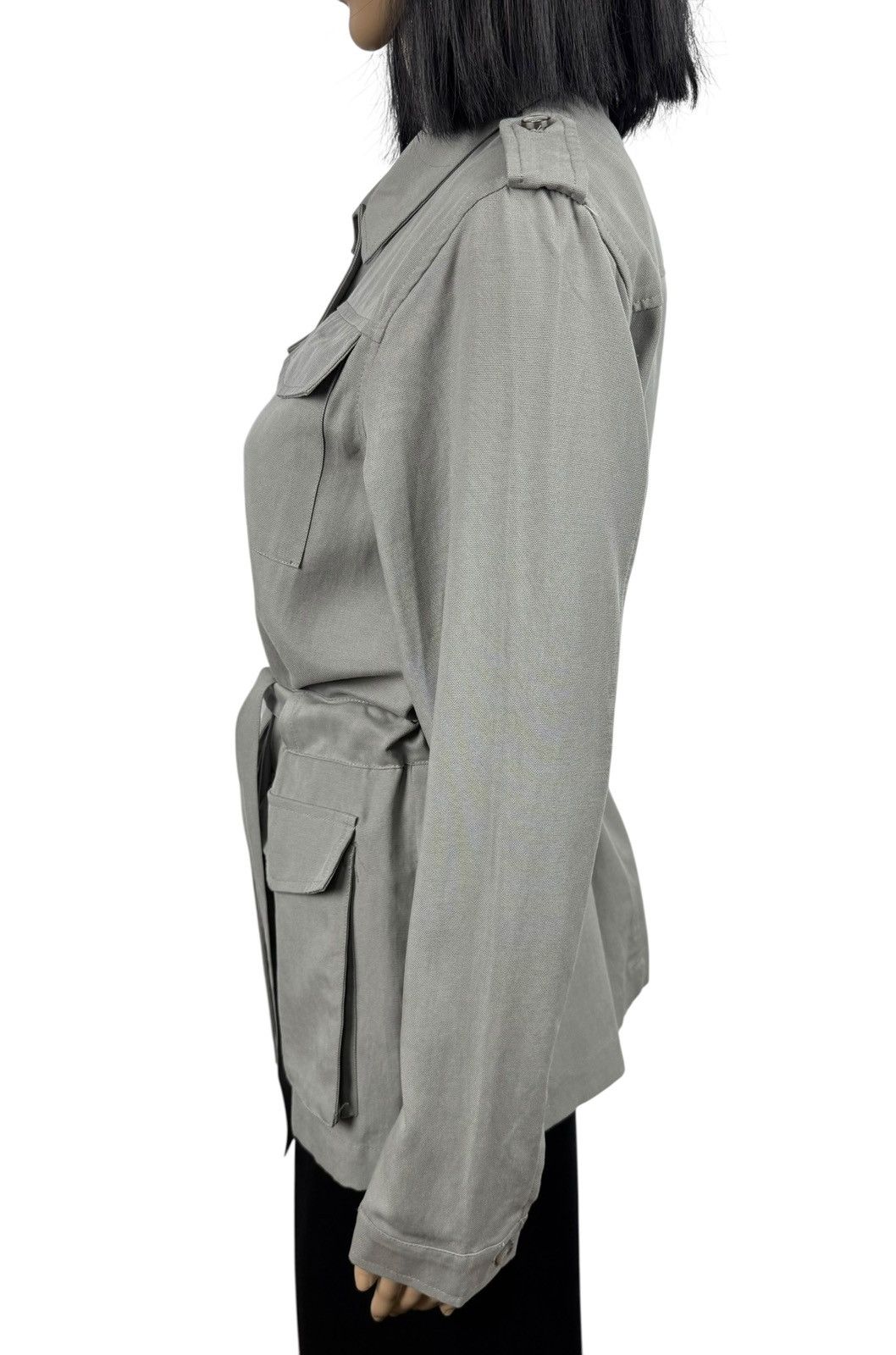 Threads 4 Thought Thought Field Belted Jacket Button Up Tencel Cotton size 38 Size M / US 6-8 / IT 42-44 - 7 Thumbnail