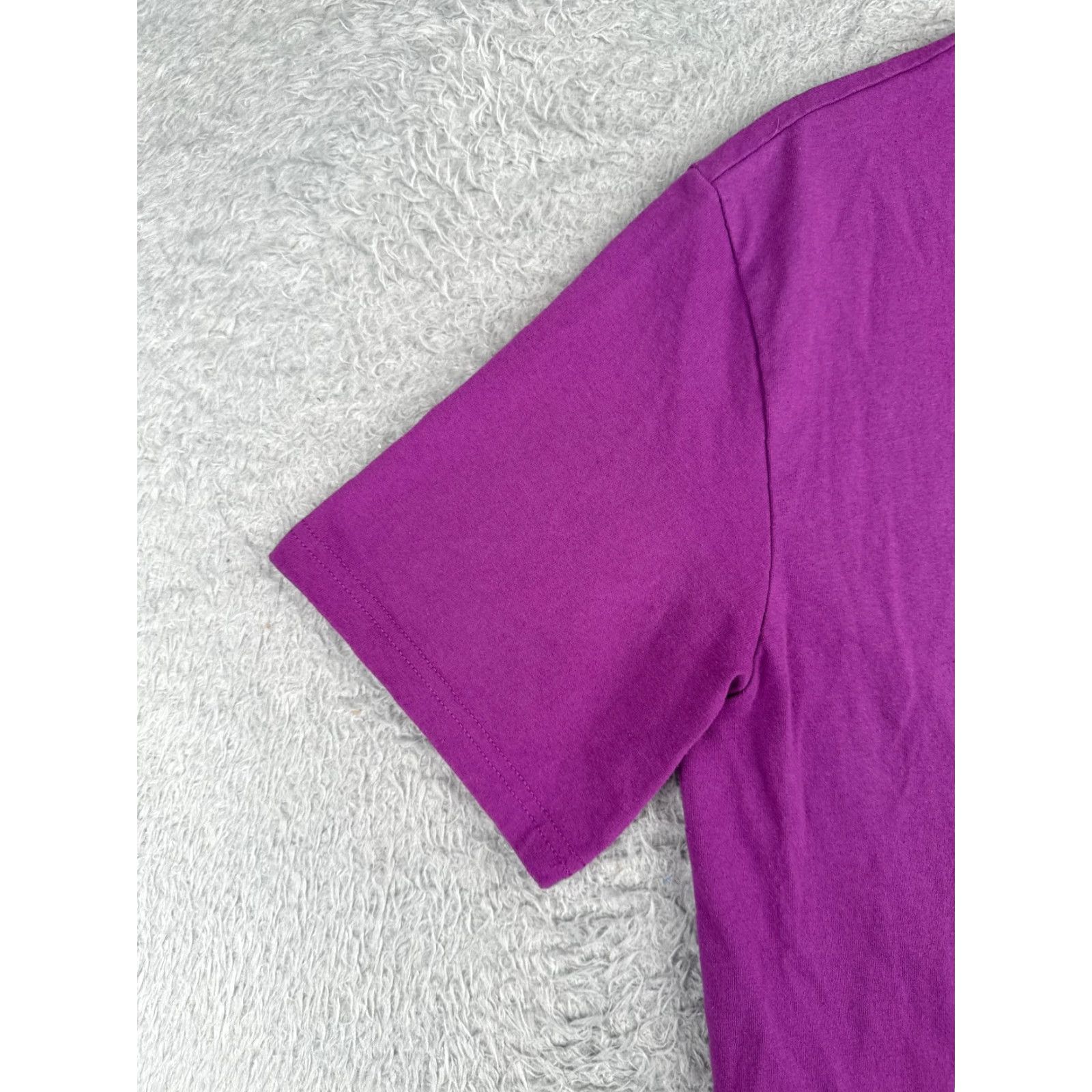 The North Face VINTAGE The North Face Shirt Men M Purple Short Sleeve Crew Neck Cotton Blend Jersey Logo All Seasons Size US M / EU 48-50 / 2 - 3 Thumbnail