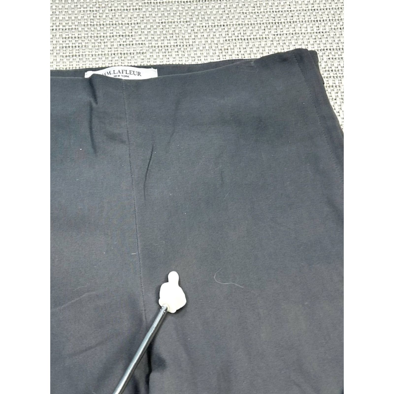 M.M.LaFleur MM Lafleur New York Oshima Pants Womens 8 Black Slim Fit Stretch Side Zip Pants Size 30" / US 8 / IT 44 - 6 Thumbnail