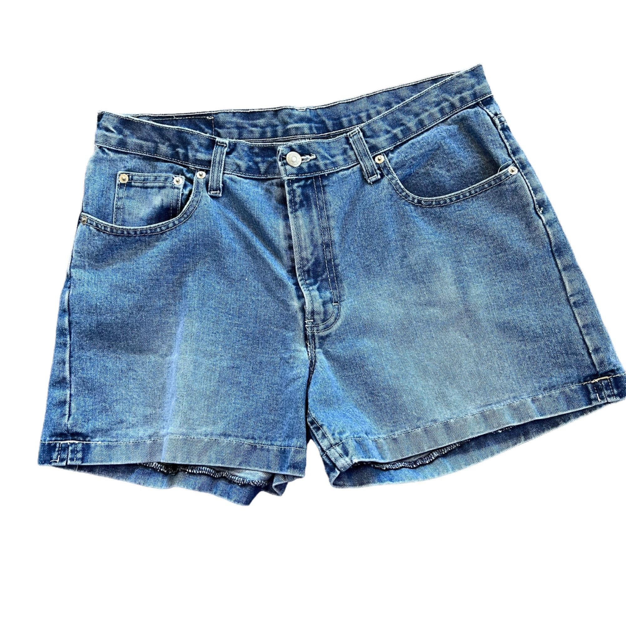 Vintage Vintage Jordache Medium Wash High Rise Denim Shorts Size 30" / US 8 / IT 44 - 1 Thumbnail