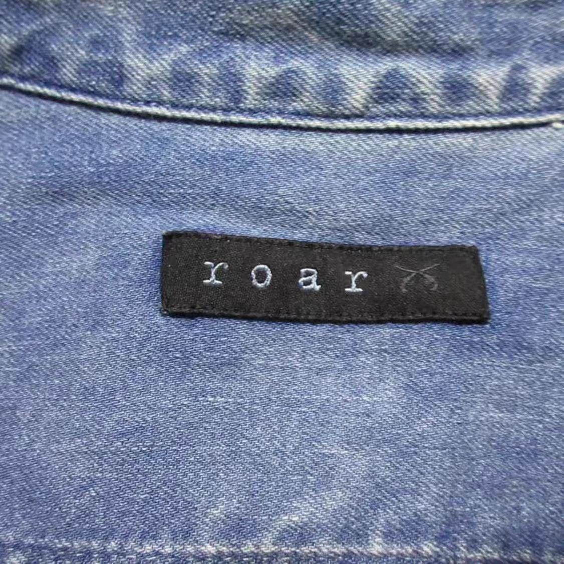 Roar Roar Mainline Crystal Double Guns Denim Shirt K11 Size US XL / EU 56 / 4 - 4 Thumbnail