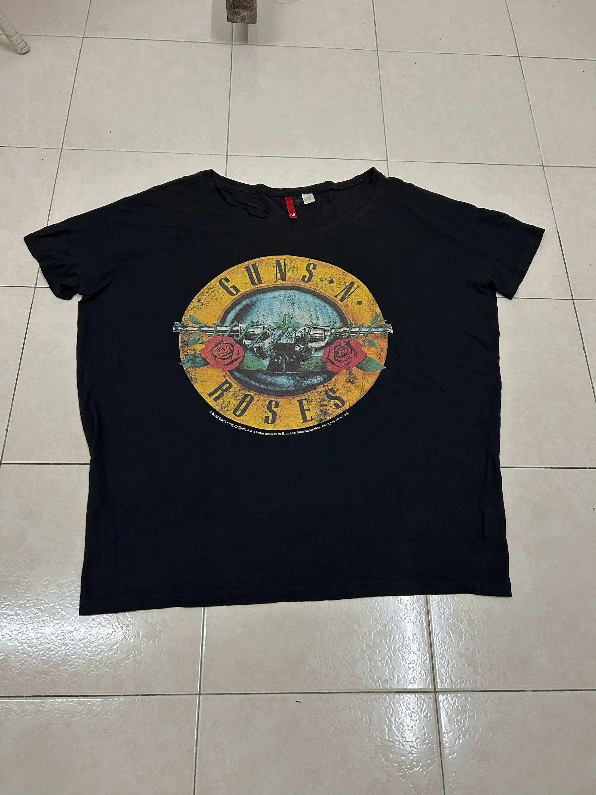 Band Tees Vintage BLACK FROG GUN N ROSES TEE Size US XL / EU 56 / 4 - 1 Thumbnail