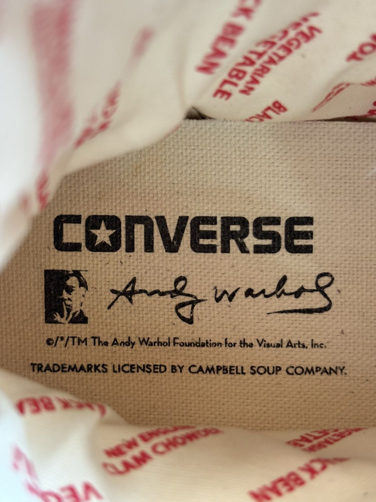Converse Converse x Andy Warhol Tomato Soup 2015 Size US 11 / EU 44 - 6 Thumbnail
