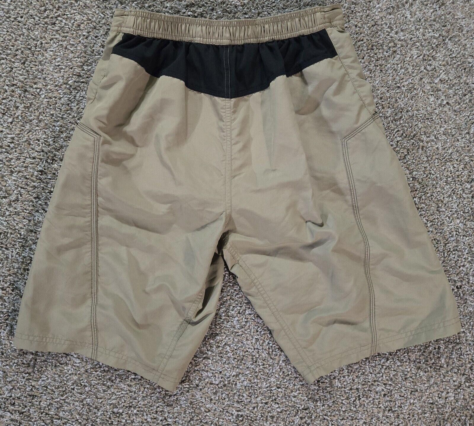 Designer Tan Bontrager Padded Bicycle Shorts Size M Size ONE SIZE - 11 Thumbnail