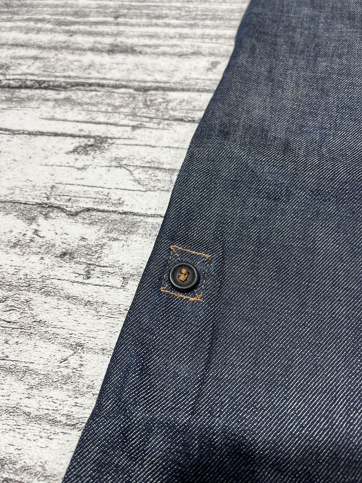 Helmut Lang 2000s Japanese Apc Paris Selvedge Raw Jeans Short Jorts y2k Size US 26 / EU 42 - 4 Thumbnail