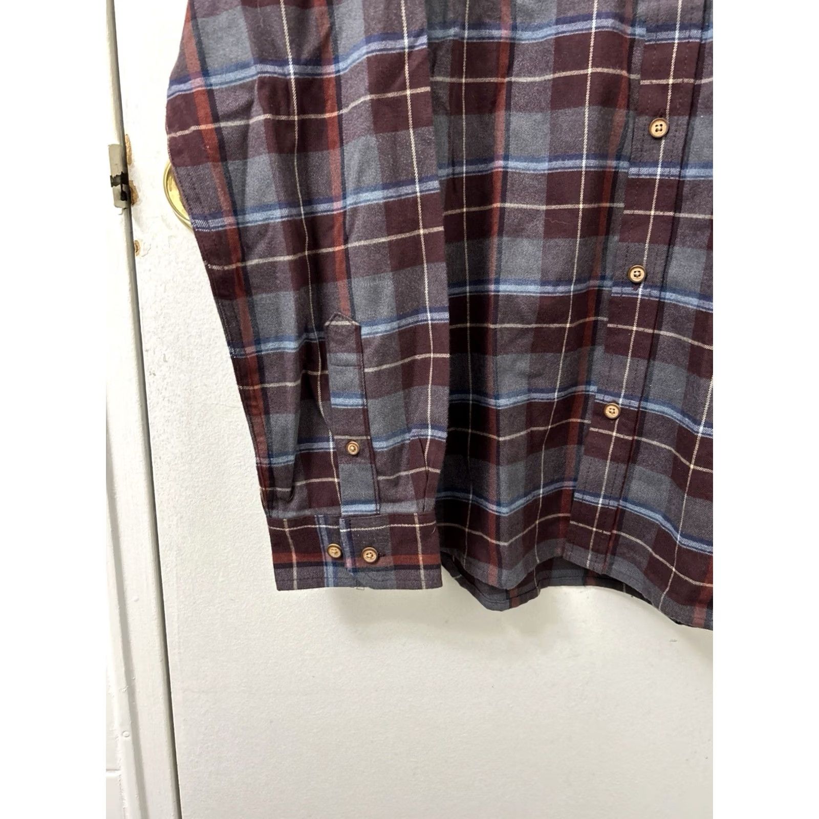 Ben Sherman Ben Sherman Shirt Mens Large Red Plaid Button-Down Long Sleeve NWOT Casual Business Sweatshirt? Size US L / EU 52-54 / 3 - 6 Thumbnail