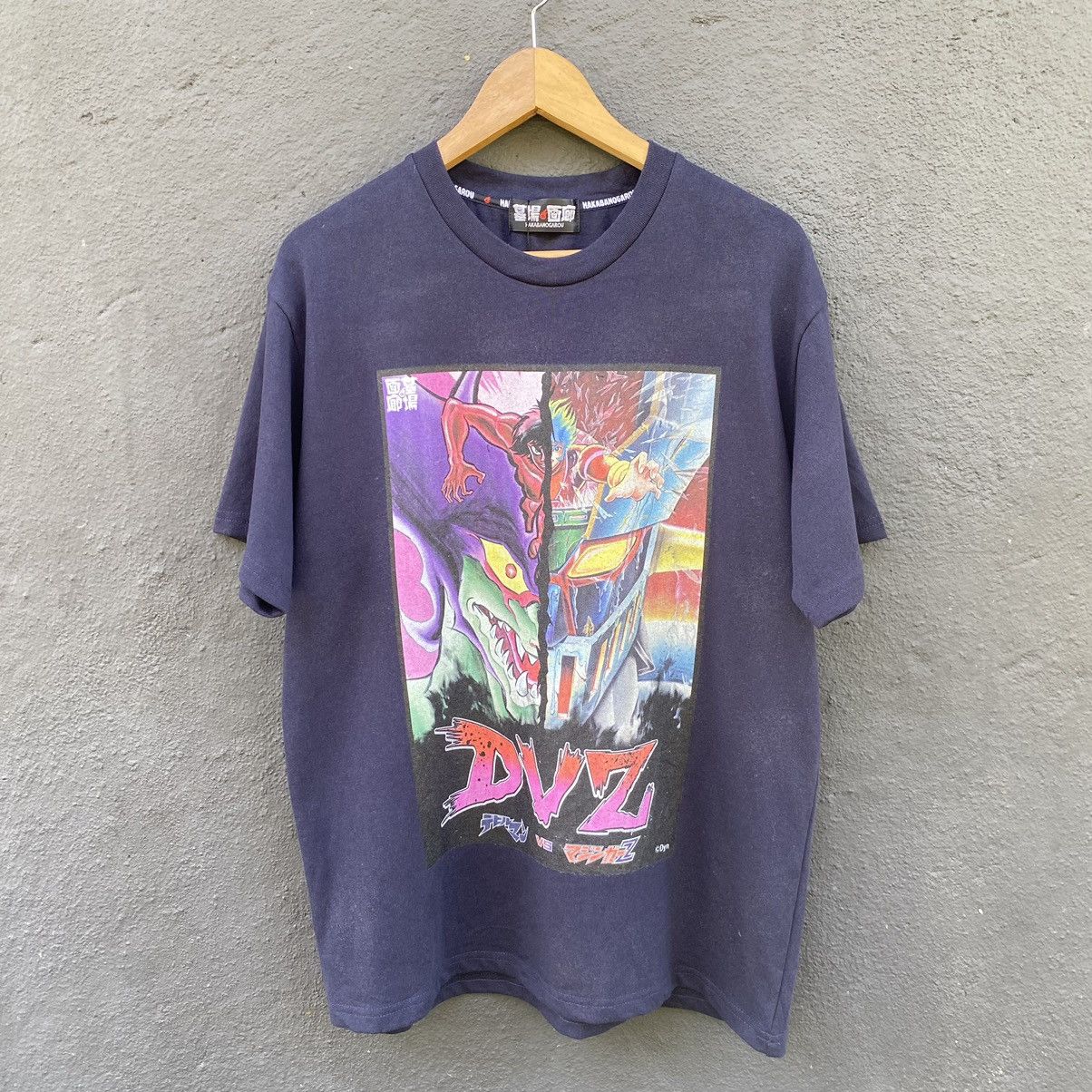 Anime Rare DevilMan VS Mazinger Z Japan Anime x Hakabanogarou Tee Size US L / EU 52-54 / 3 - 1 Thumbnail