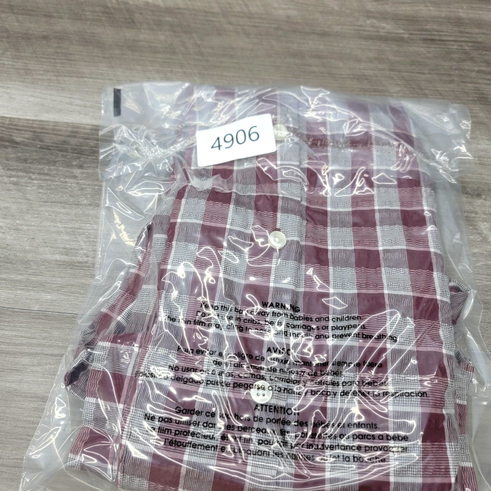 Van Heusen Van Heusen Shirt Mens Medium Red Gray Plaid Short Sleeve Casual Button-Up Size US M / EU 48-50 / 2 - 8 Thumbnail