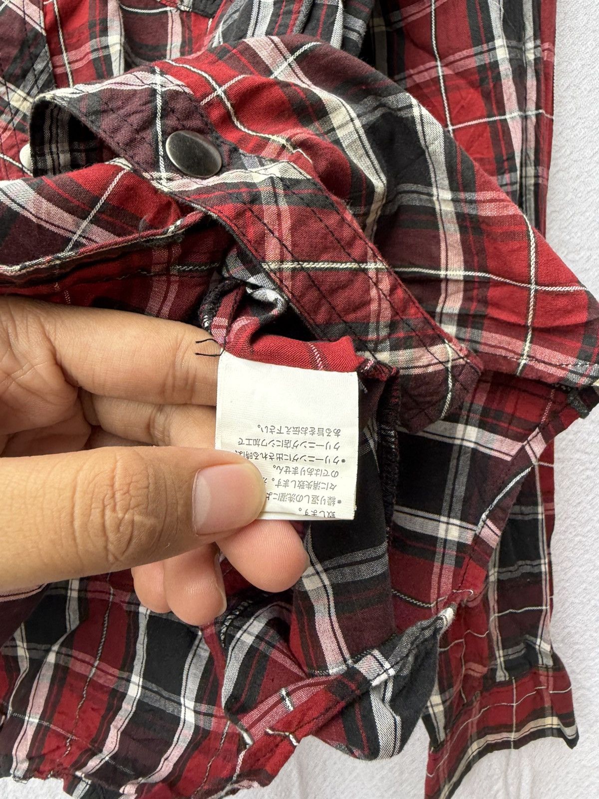 Japanese Brand In the attic homme flannel shirt Size US M / EU 48-50 / 2 - 7 Thumbnail