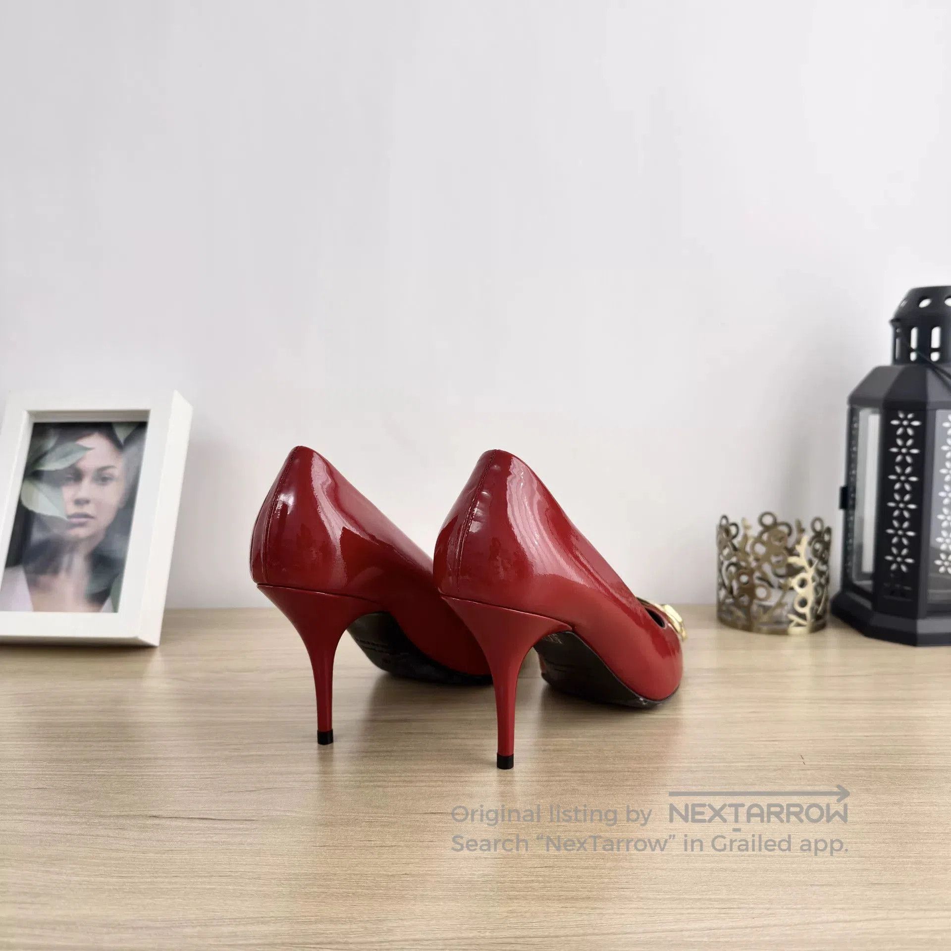 Balenciaga Balenciaga Red Patent Leather Heels. Size US 6 / IT 36 - 4 Thumbnail
