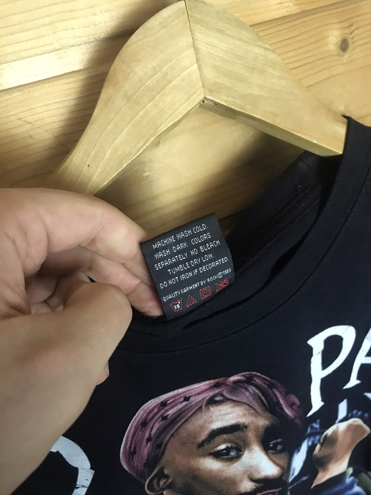 Rap Tees Vintage 2pac short t-shirt Size US S / EU 44-46 / 1 - 7 Thumbnail