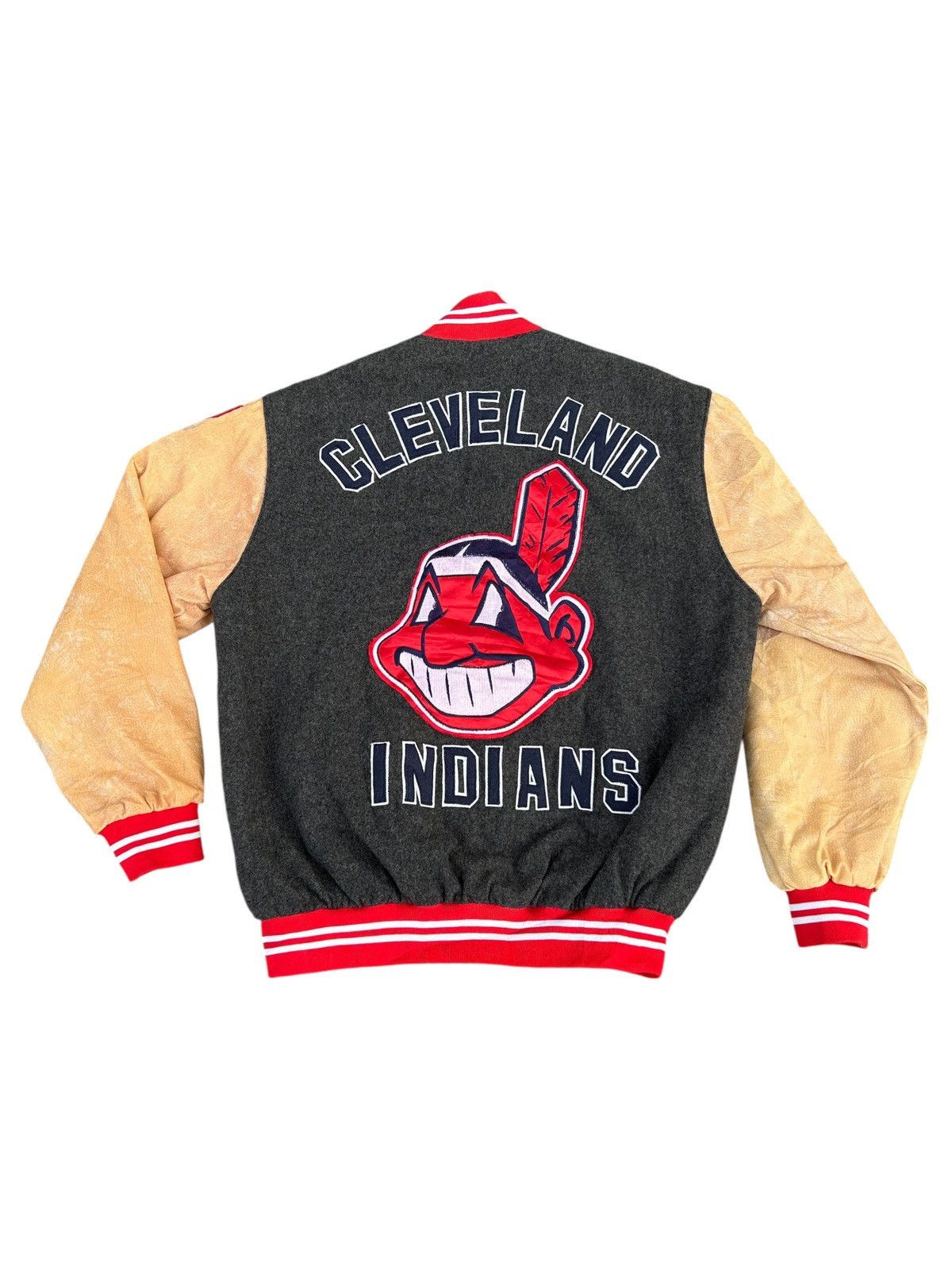 Kapital Vintage Cleveland Indian Varsity Jacket MLB Size US M / EU 48-50 / 2 - 1 Thumbnail