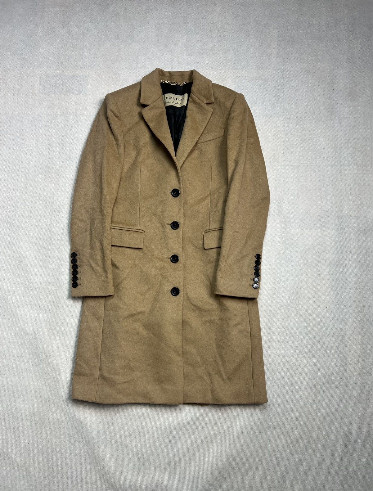 Burberry Coat Burberry England Cashmere / Wool New Collection Women Size M / US 6-8 / IT 42-44 - 3 Thumbnail