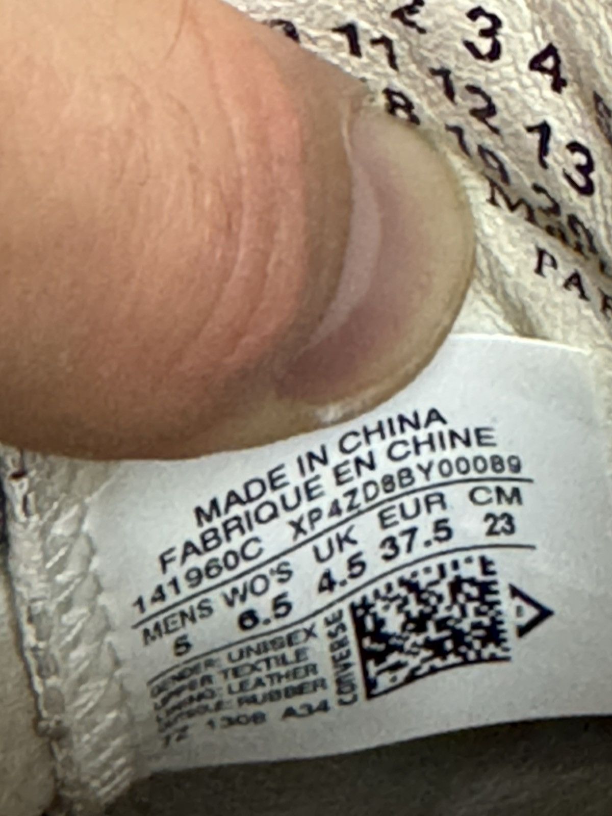 Converse × Maison Margiela Maison Margiela Converse Jack Purcell Painted Designer Rare Size US 5 / EU 37 - 9 Thumbnail