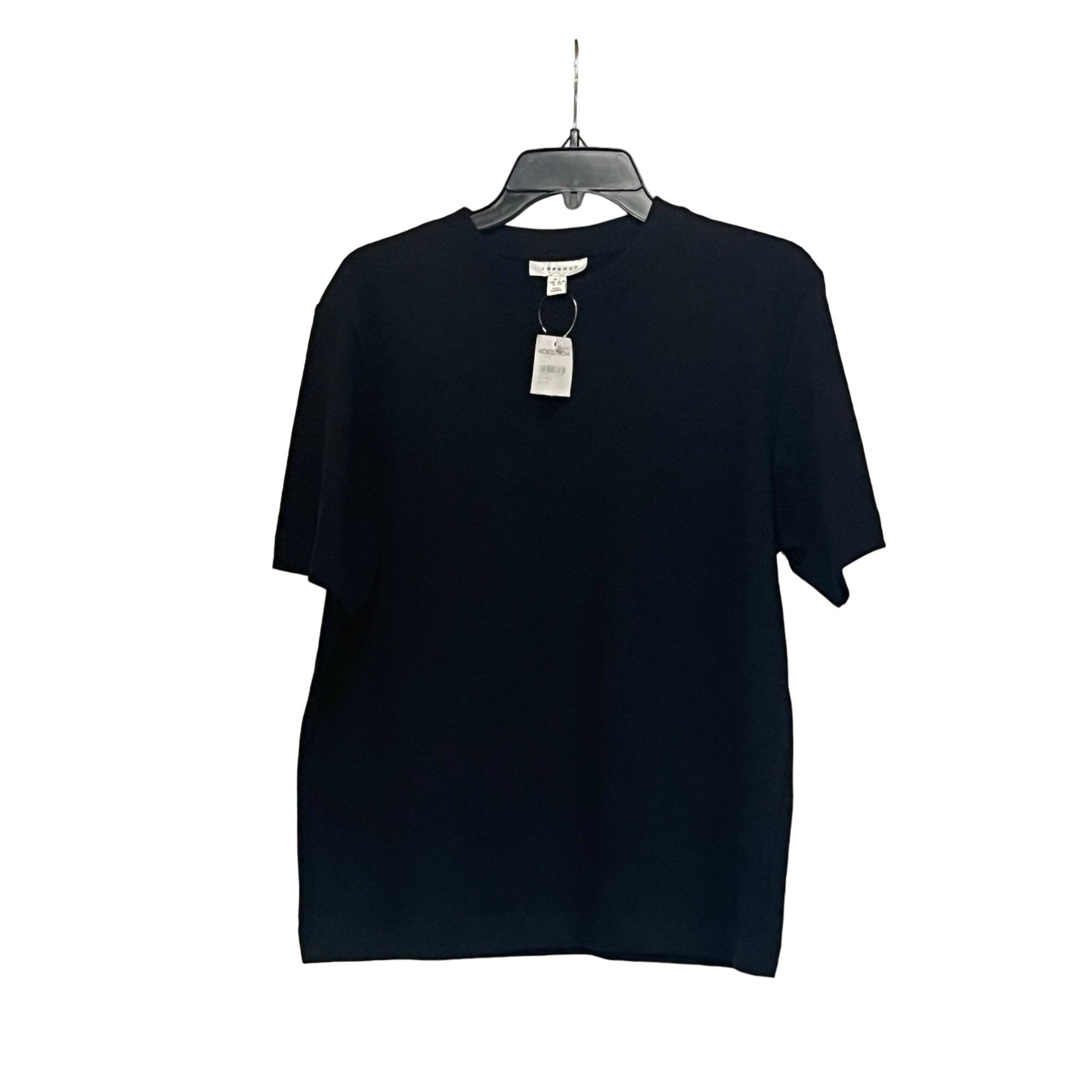 Topshop Topshop Women’s Oversized Crew Neck T-shirt, Black, Sz. S (4 Size S / US 4 / IT 40 - 4 Thumbnail