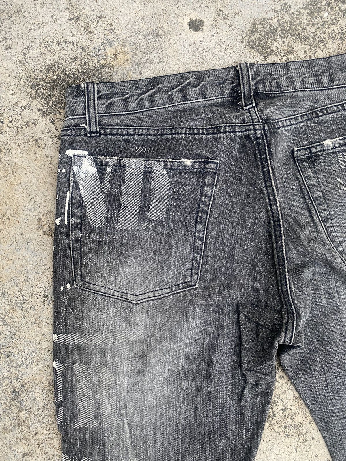 If Six Was Nine × Japanese Brand × Le Grande Bleu (L.G.B.) Flare Jeans Rupert Edge Distressed Hagi Painted Bootcut Size US 30 / EU 46 - 20 Thumbnail