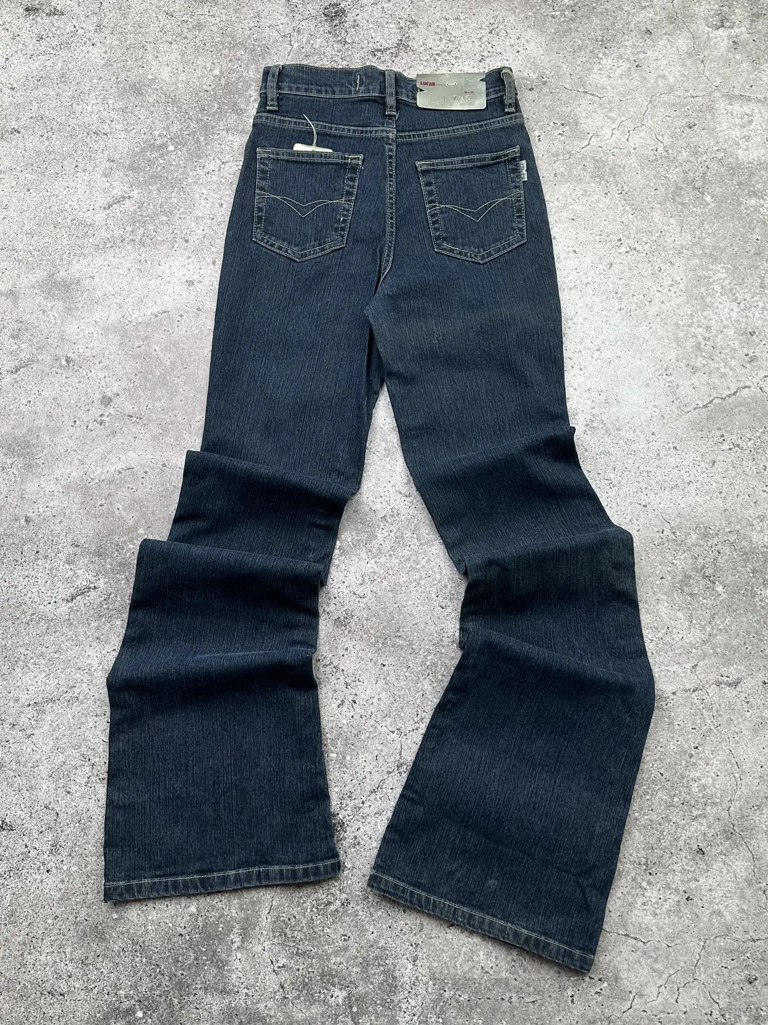 Vintage Vintage Basic Flare Jeans C406(V367) Size 24" / US 00 / IT 34 - 5 Thumbnail