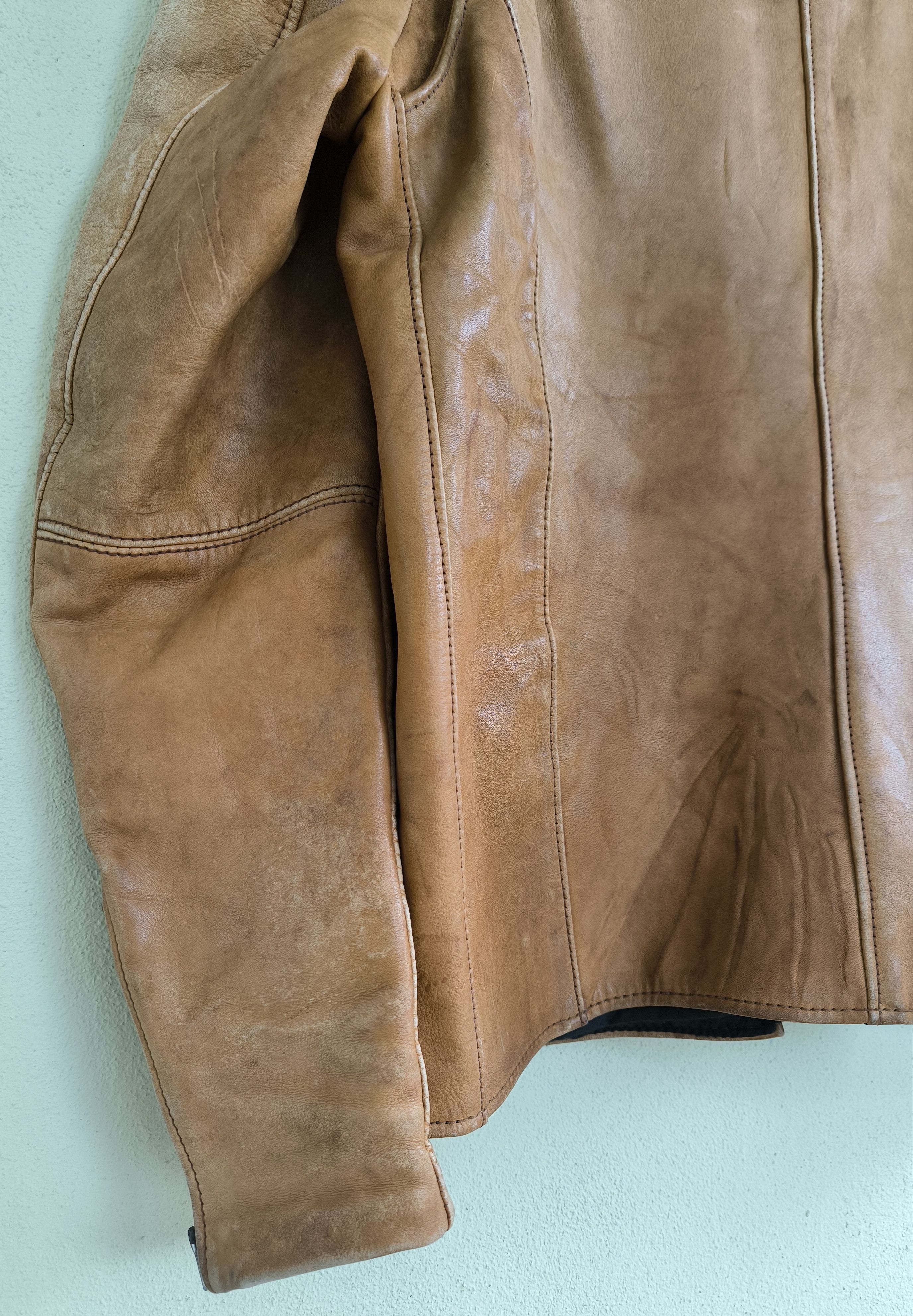 Vanson Leathers Vtg 80's VANSON ASSOCIATES BOSTON biker leather jacket Size US M / EU 48-50 / 2 - 11 Thumbnail