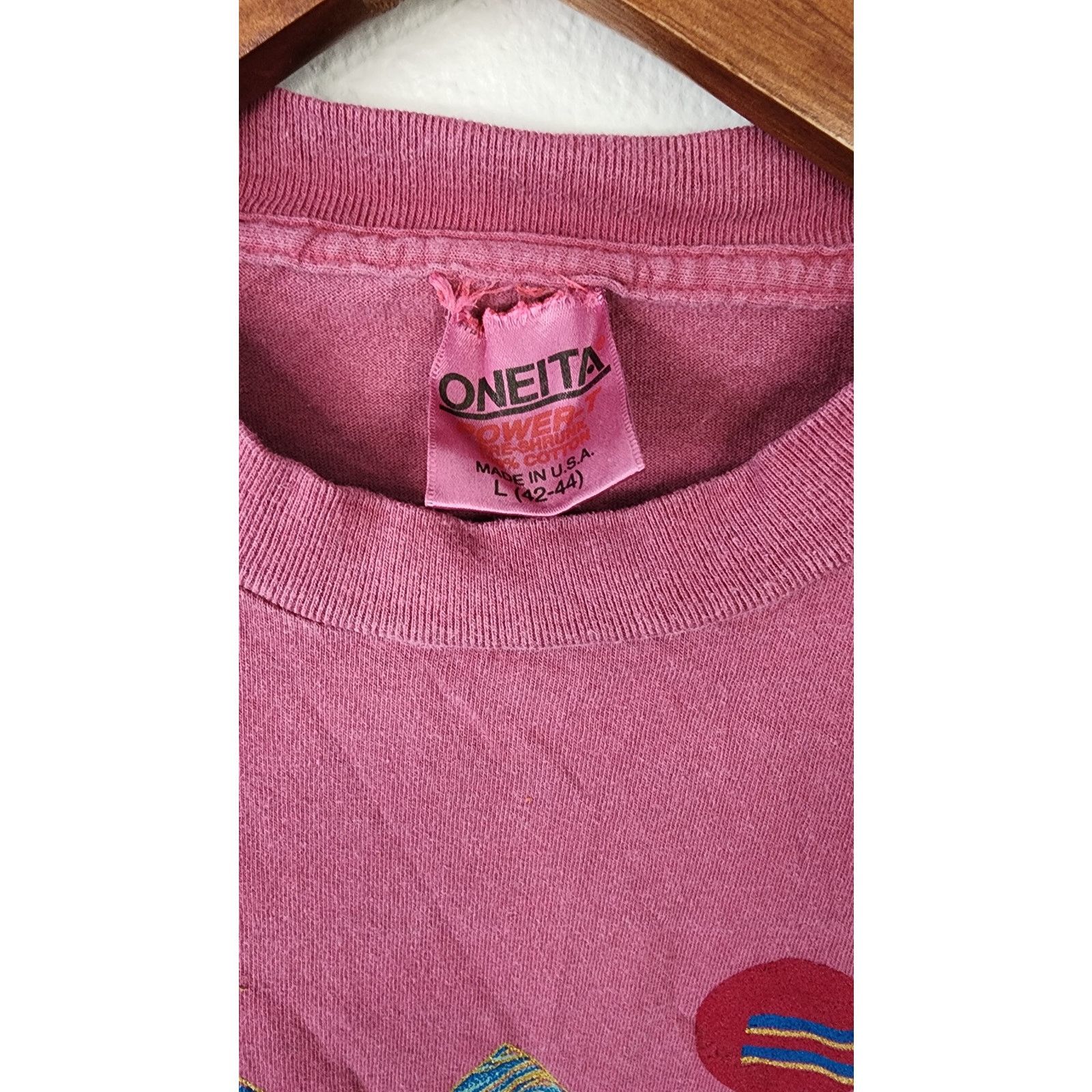 Vintage Vintage Tahoe Shirt Truss Mountain Nature Tee Red VTG 90s L Size US L / EU 52-54 / 3 - 4 Thumbnail