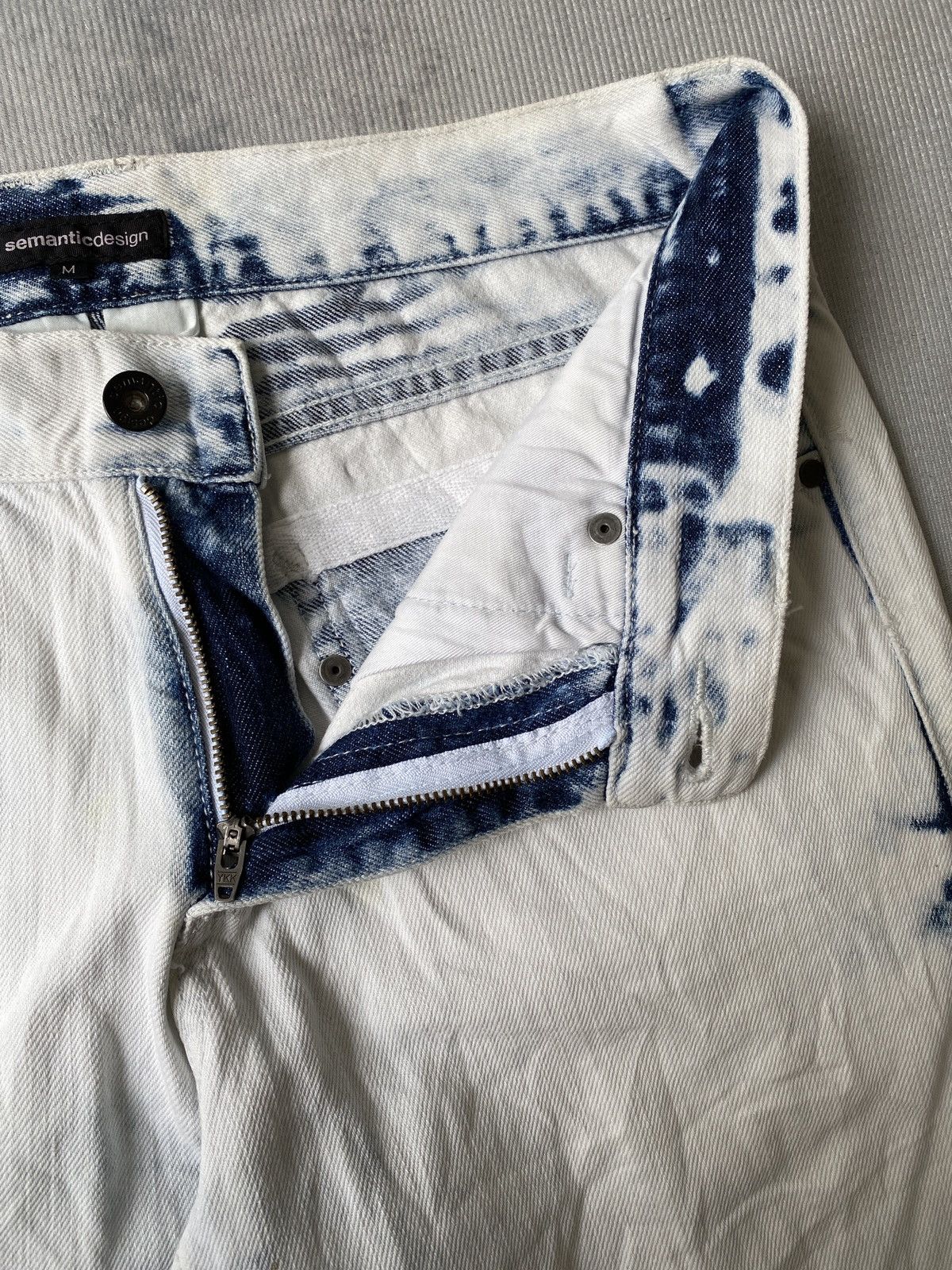 Japanese Brand × semanticdesign Semantics Design Bleach Denim Size US 30 / EU 46 - 16 Thumbnail