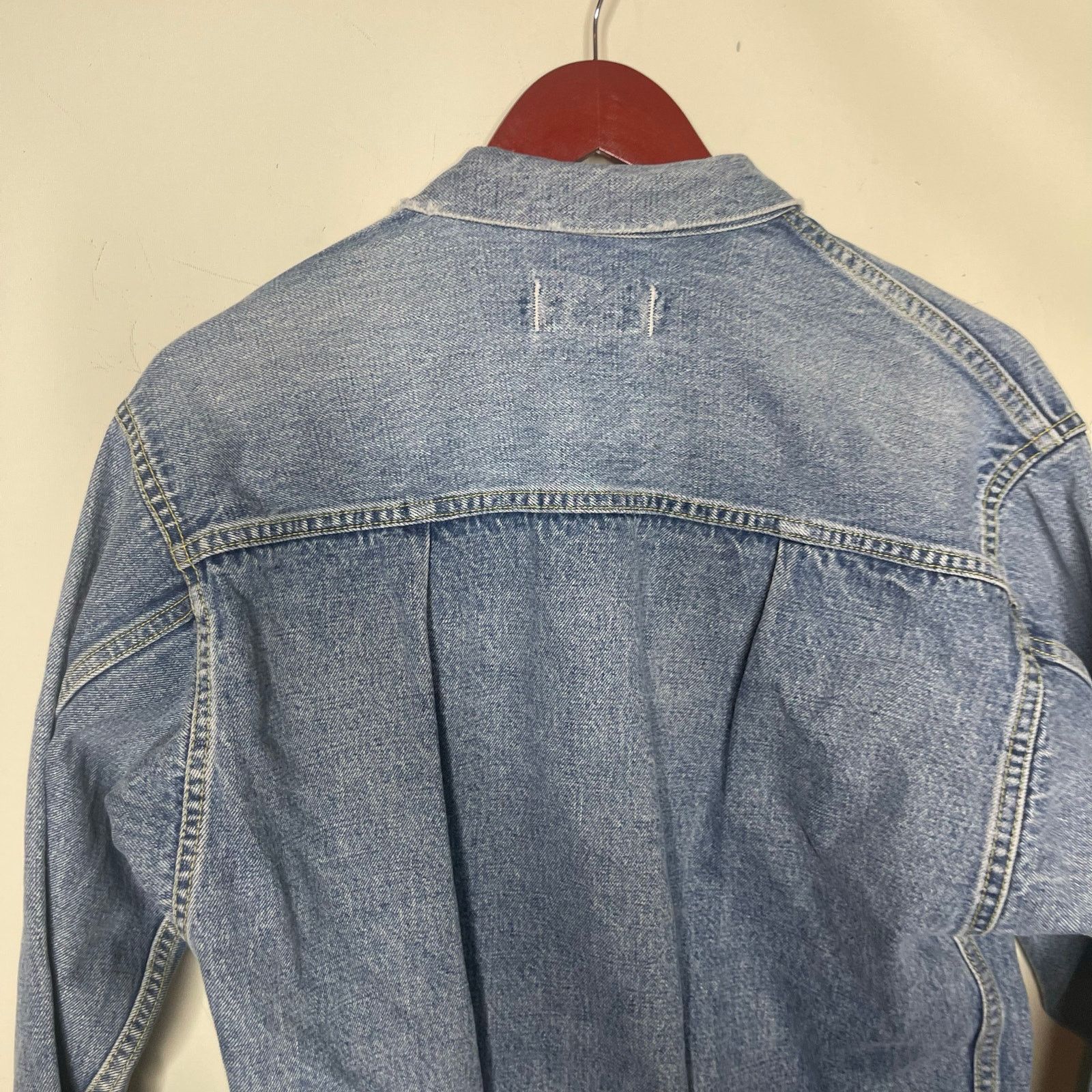 Other New Oblada Japanese Denim Jacket in Vintage Blue Unisex Sz M Size US M / EU 48-50 / 2 - 12 Thumbnail