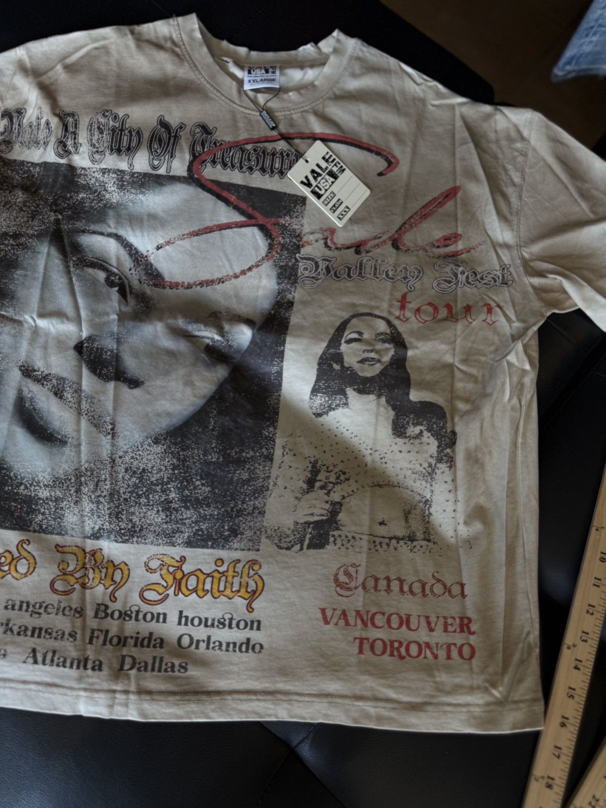 Vale Vale Valley Cream Tee Shirt Size XXL (NEW) Size US XXL / EU 58 / 5 - 5 Thumbnail