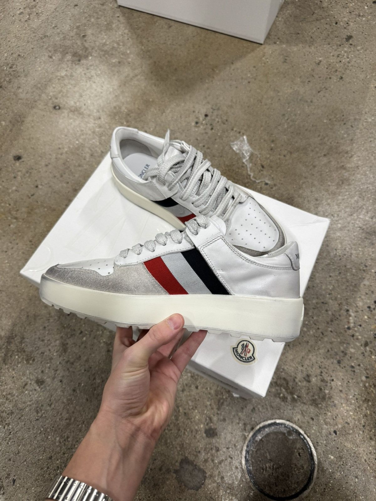 Moncler Moncler Onyx Vintage Sneaker NEW 750$ Size US 7.5 / EU 40-41 - 4 Thumbnail