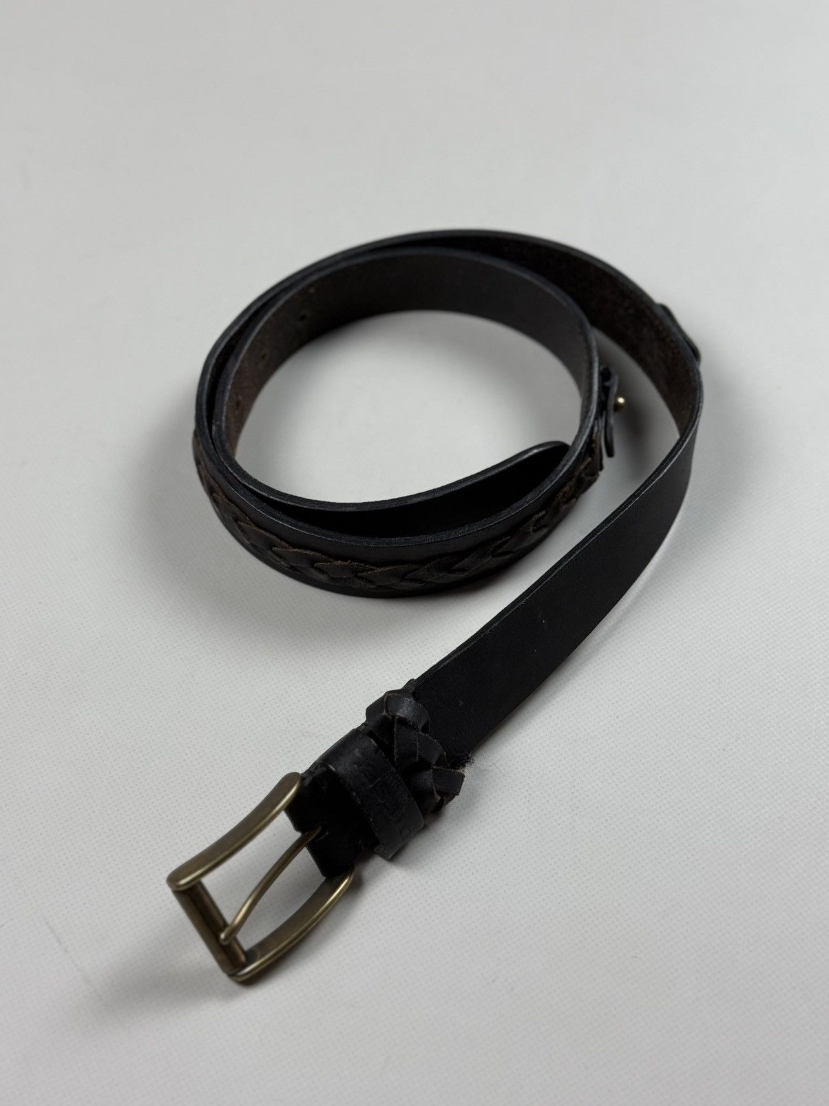 Diesel Diesel Vintage Leather Y2K Western Belt Size 95 Cm / 38 In Size 38 - 1 Thumbnail