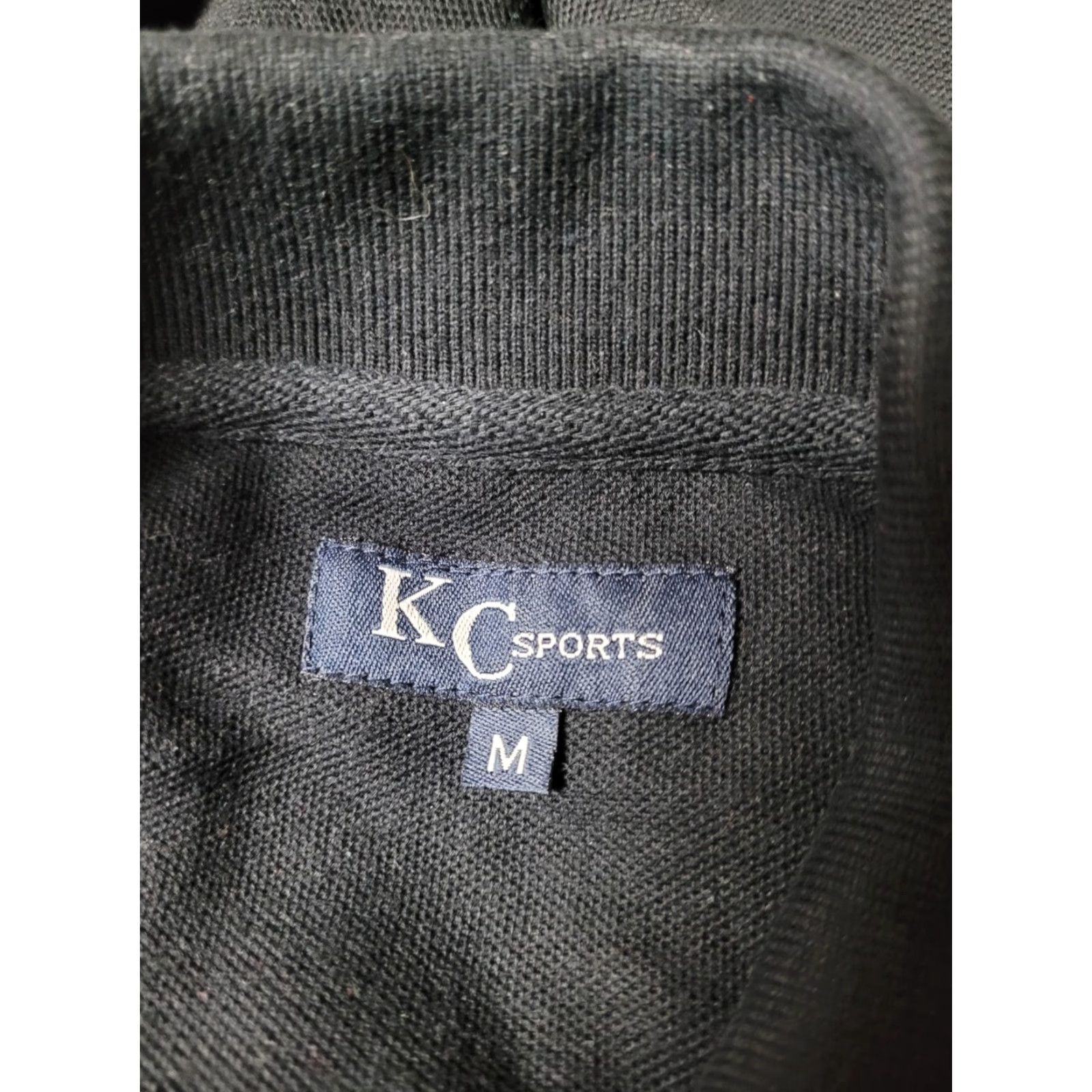 Vintage KC Sports Polo Shirt Mens M Black 100% Cotton Temple Bar Dublin Ireland Logo Polo Shirt Rugby Style Pub Bar NIAH 1840 Size US M / EU 48-50 / 2 - 4 Thumbnail