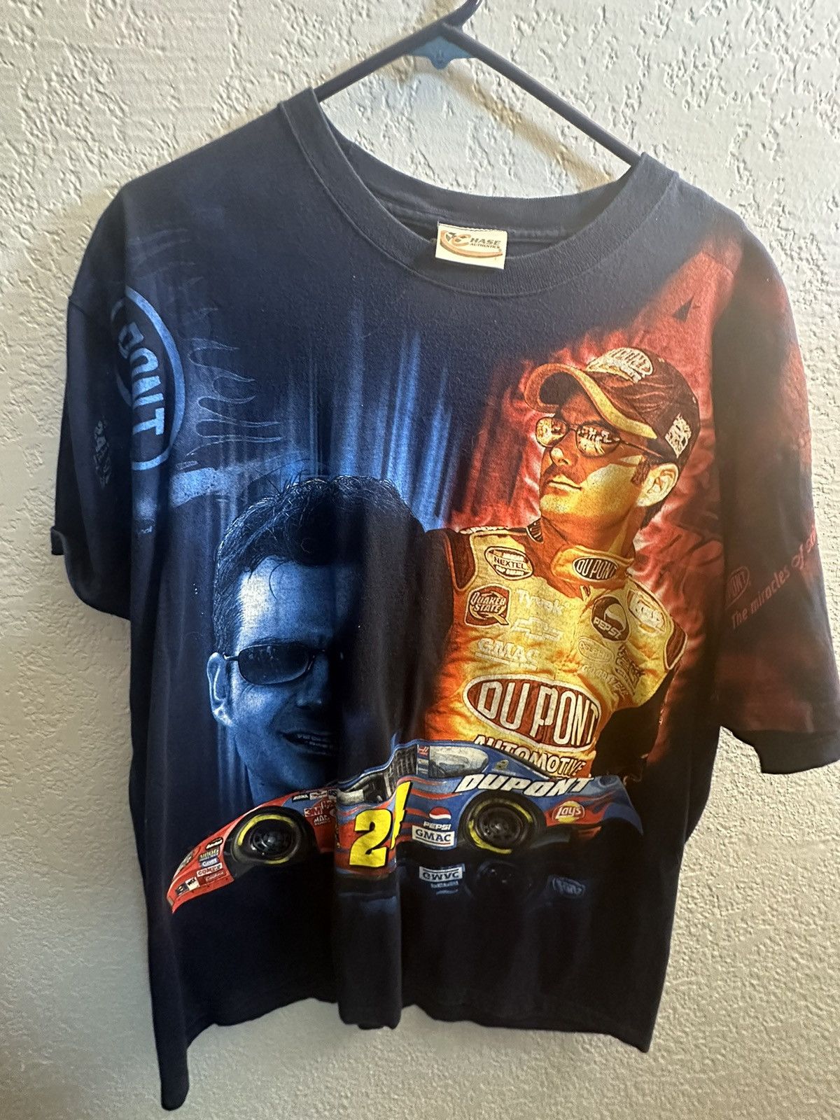 image of Nascar x Vintage Jeff Gordon Tee in Blue, Men's (Size XL)